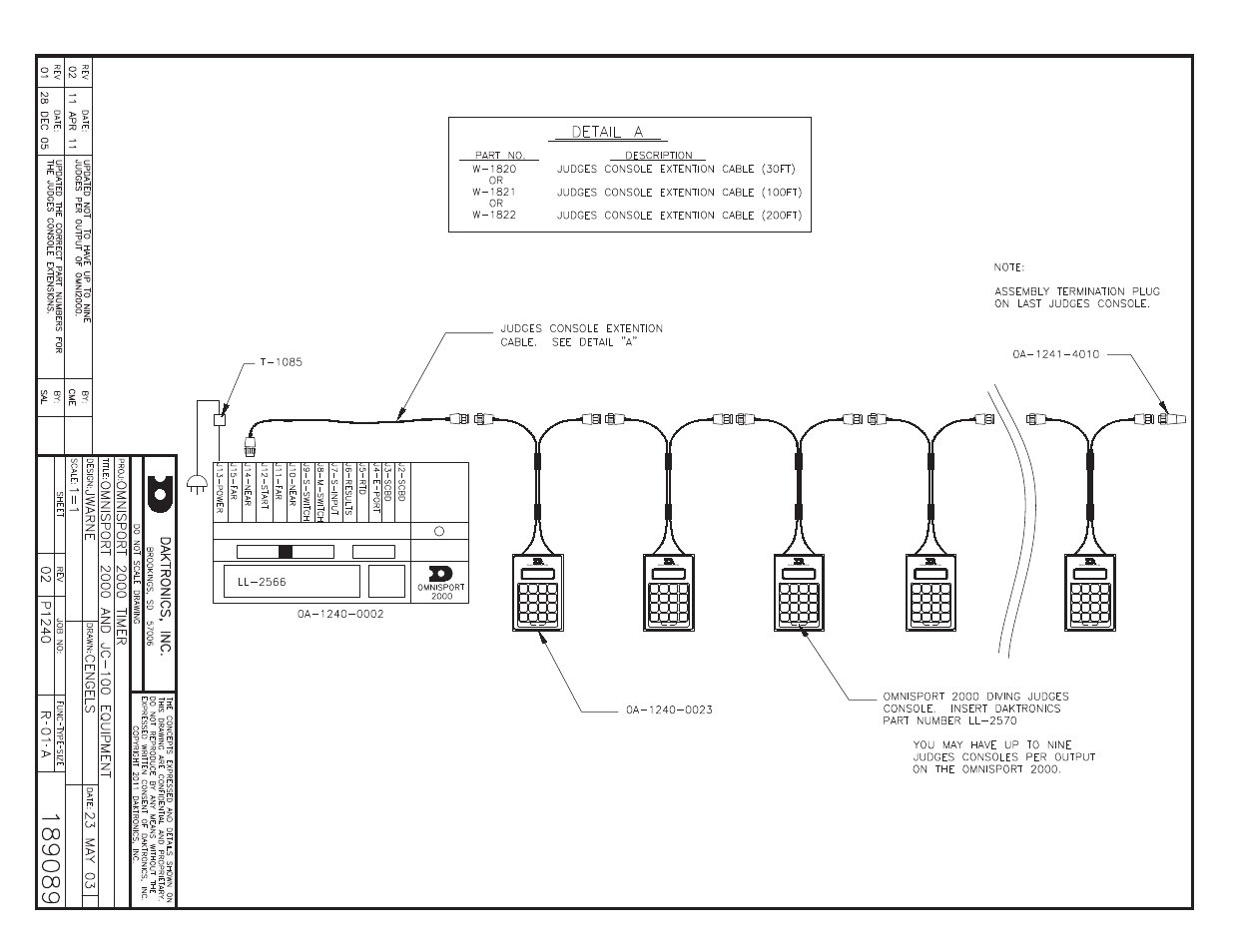 Daktronics OmniSport 2000 Timing Console User Manual | Page 239 / 316
