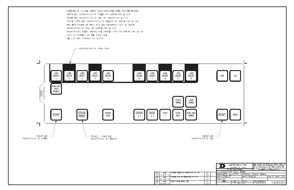 Daktronics OmniSport 2000 Timing Console User Manual | Page 248 / 316