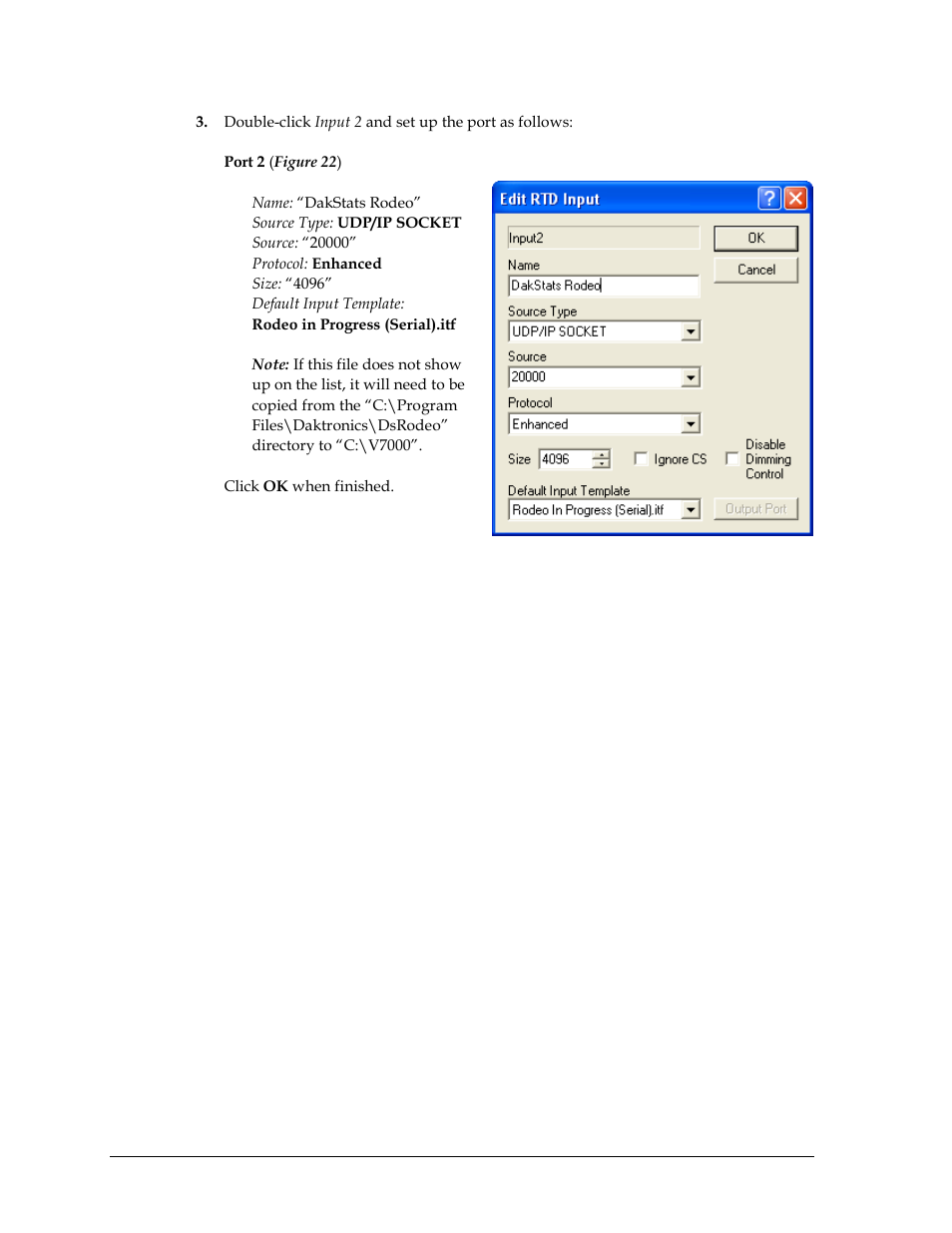 Daktronics Rodeo Interface with Daktronics Matrix Displays User Manual | Page 24 / 45