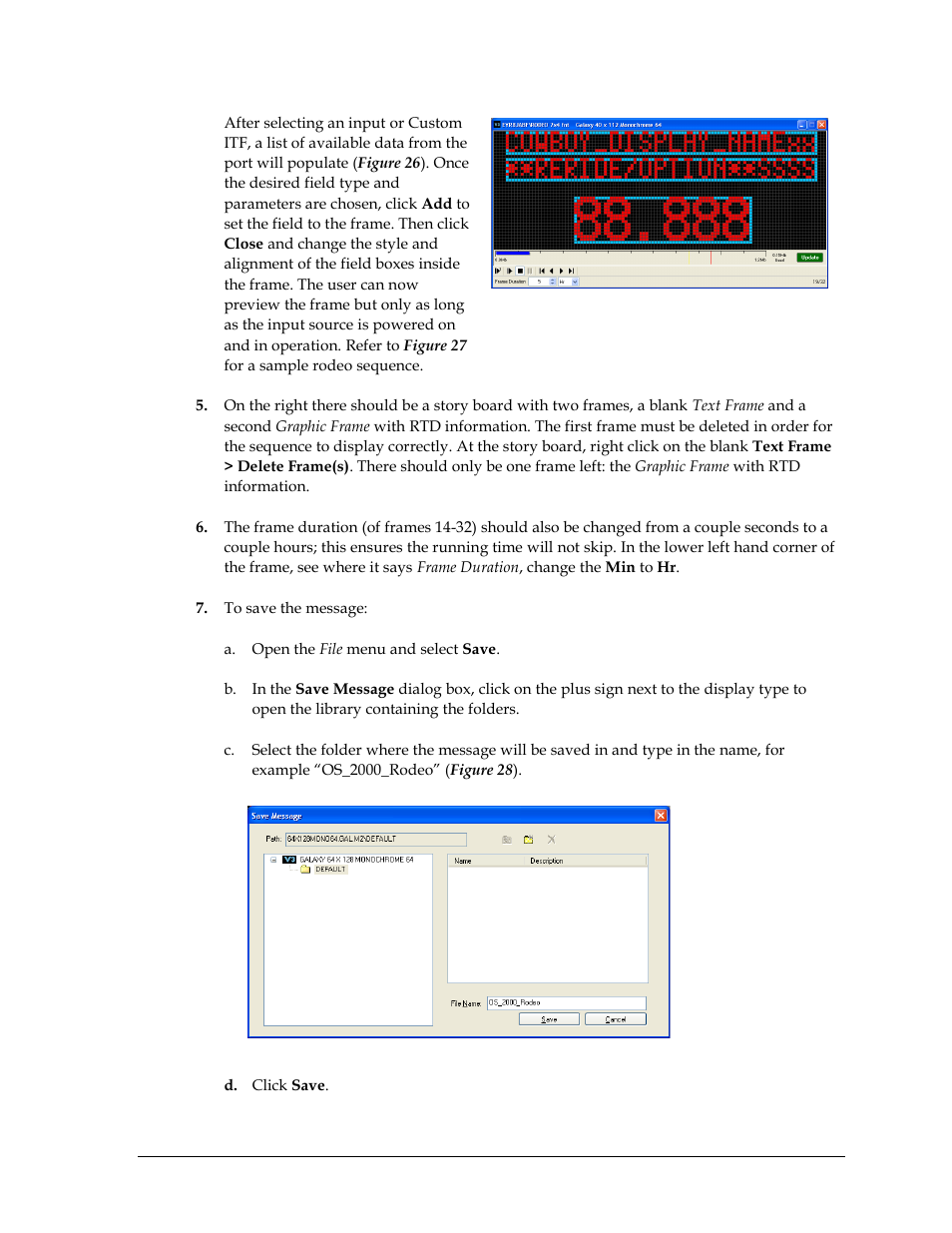 Daktronics Rodeo Interface with Daktronics Matrix Displays User Manual | Page 27 / 45