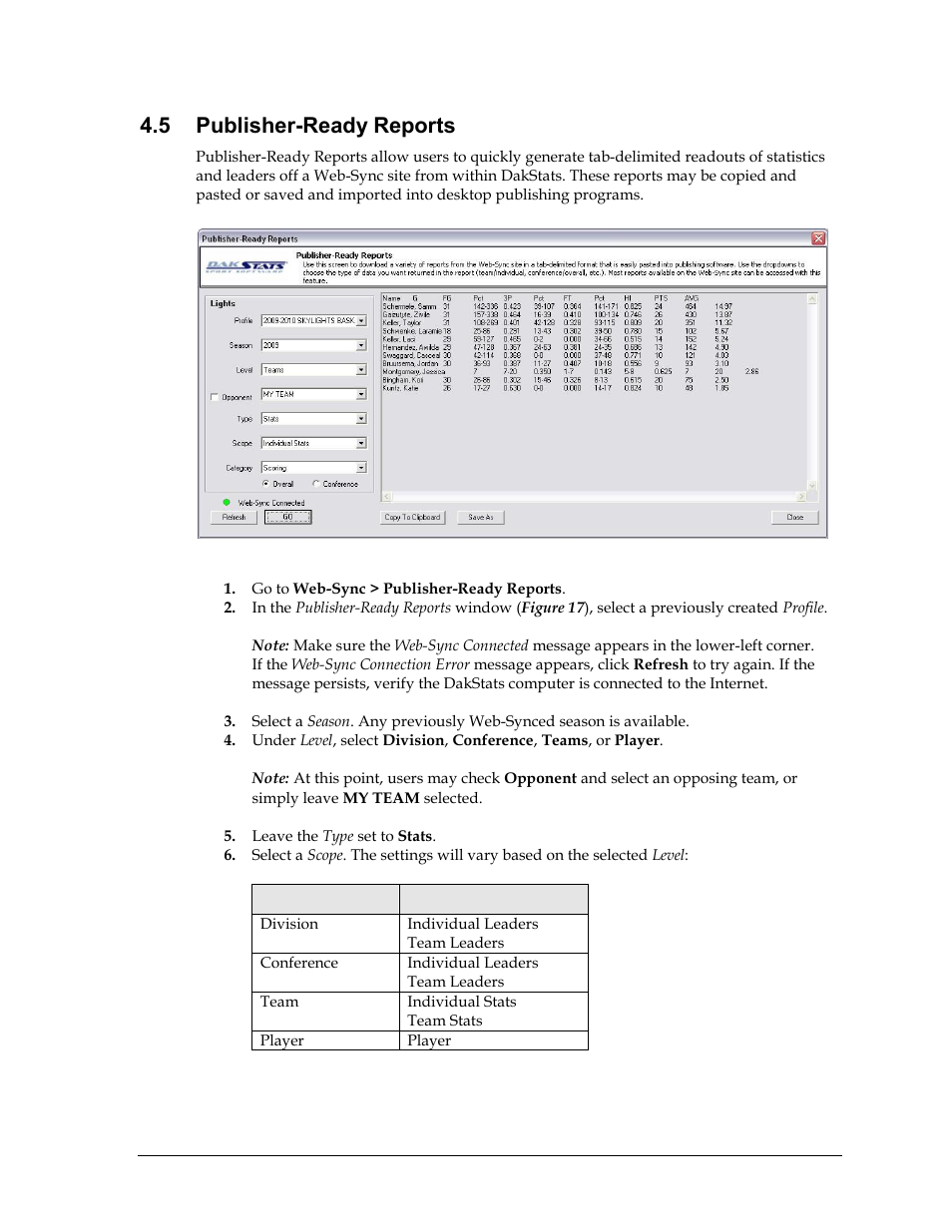 5 publisher-ready reports, Publisher-ready reports | Daktronics School SID User Manual | Page 21 / 35
