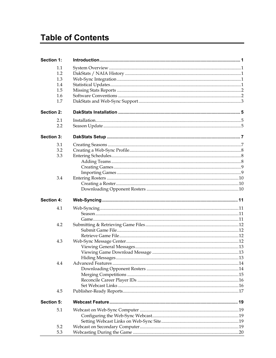 Daktronics School SID User Manual | Page 3 / 35