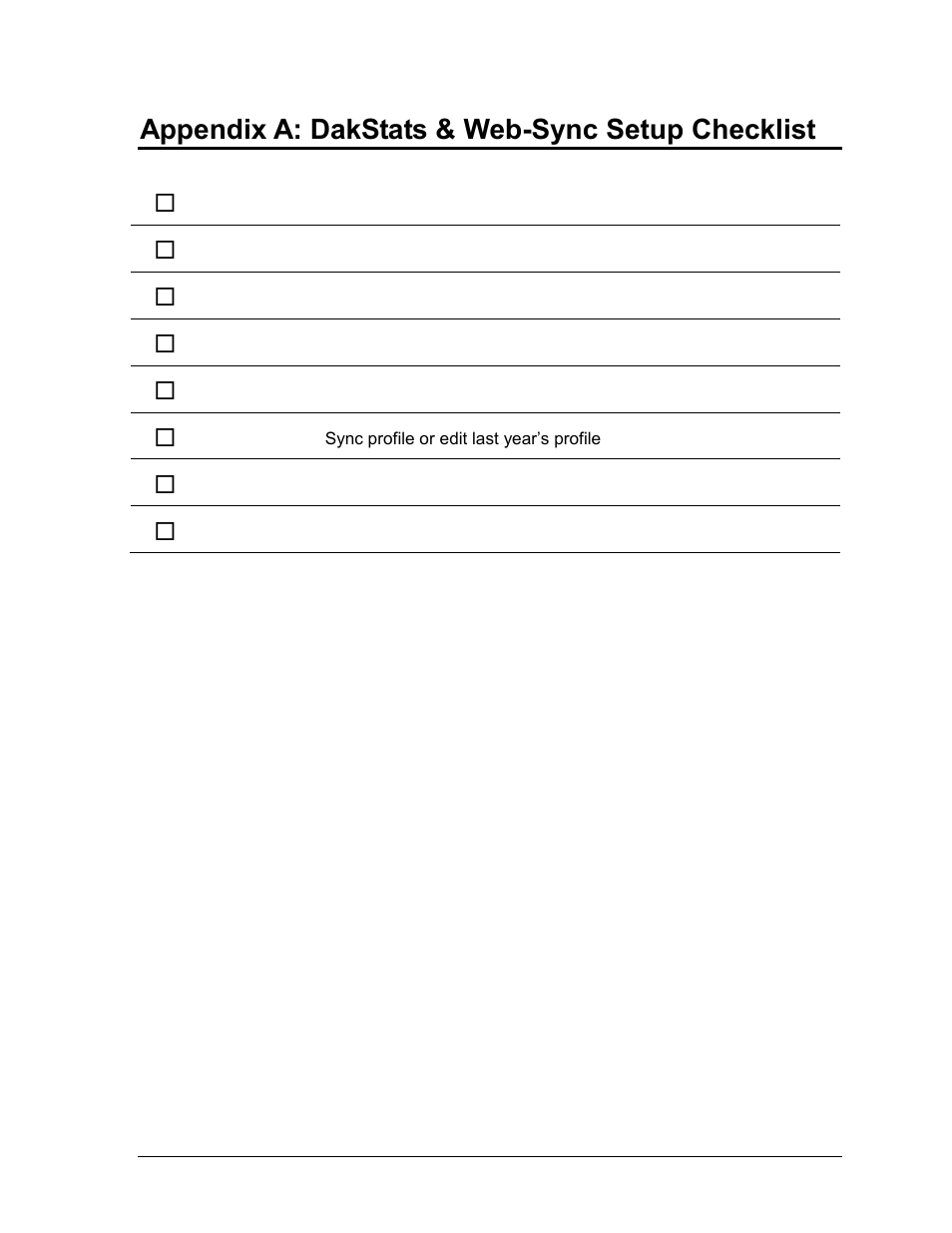 Appendix a: dakstats & web-sync setup checklist | Daktronics School SID User Manual | Page 35 / 35