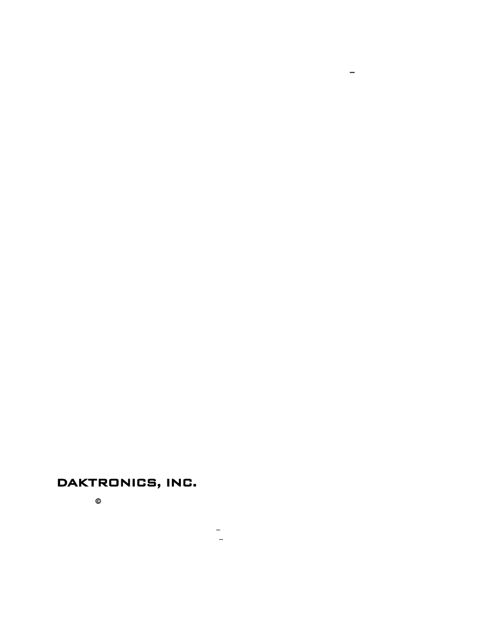 Daktronics, inc | Daktronics Scorebook User Manual | Page 2 / 19
