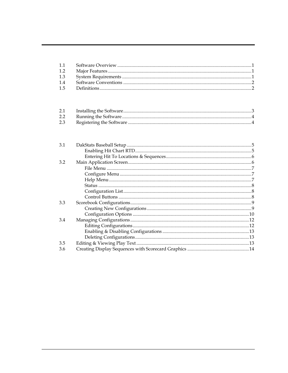 Daktronics Scorebook User Manual | Page 3 / 19