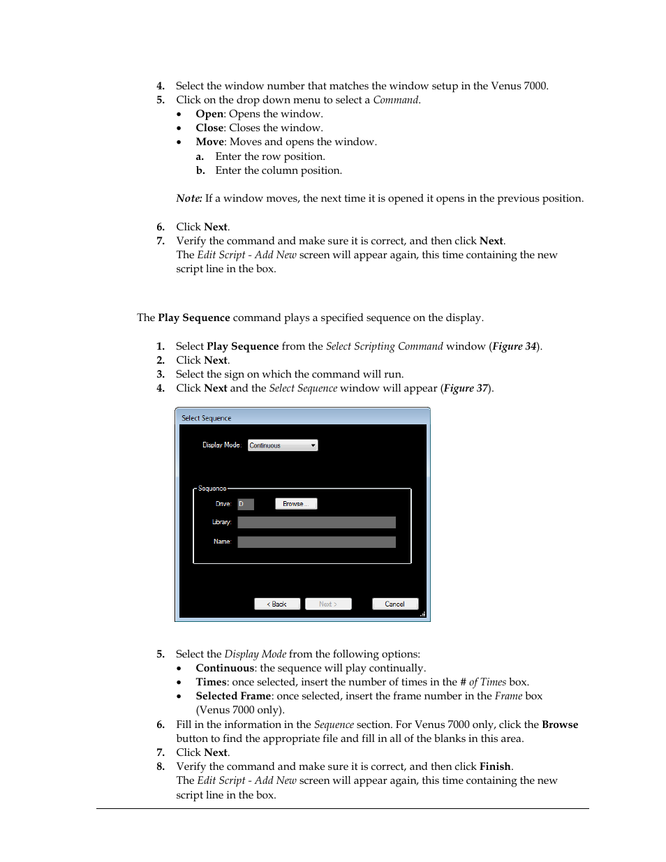 Play sequence | Daktronics StatVision for Baseball User Manual | Page 33 / 47