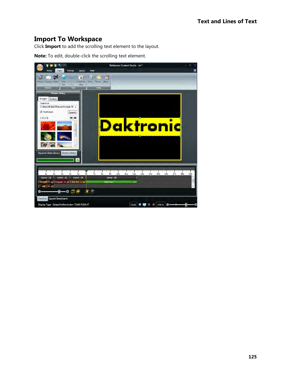 Import to workspace | Daktronics Venus 1500 Version 4 User Manual | Page 135 / 254