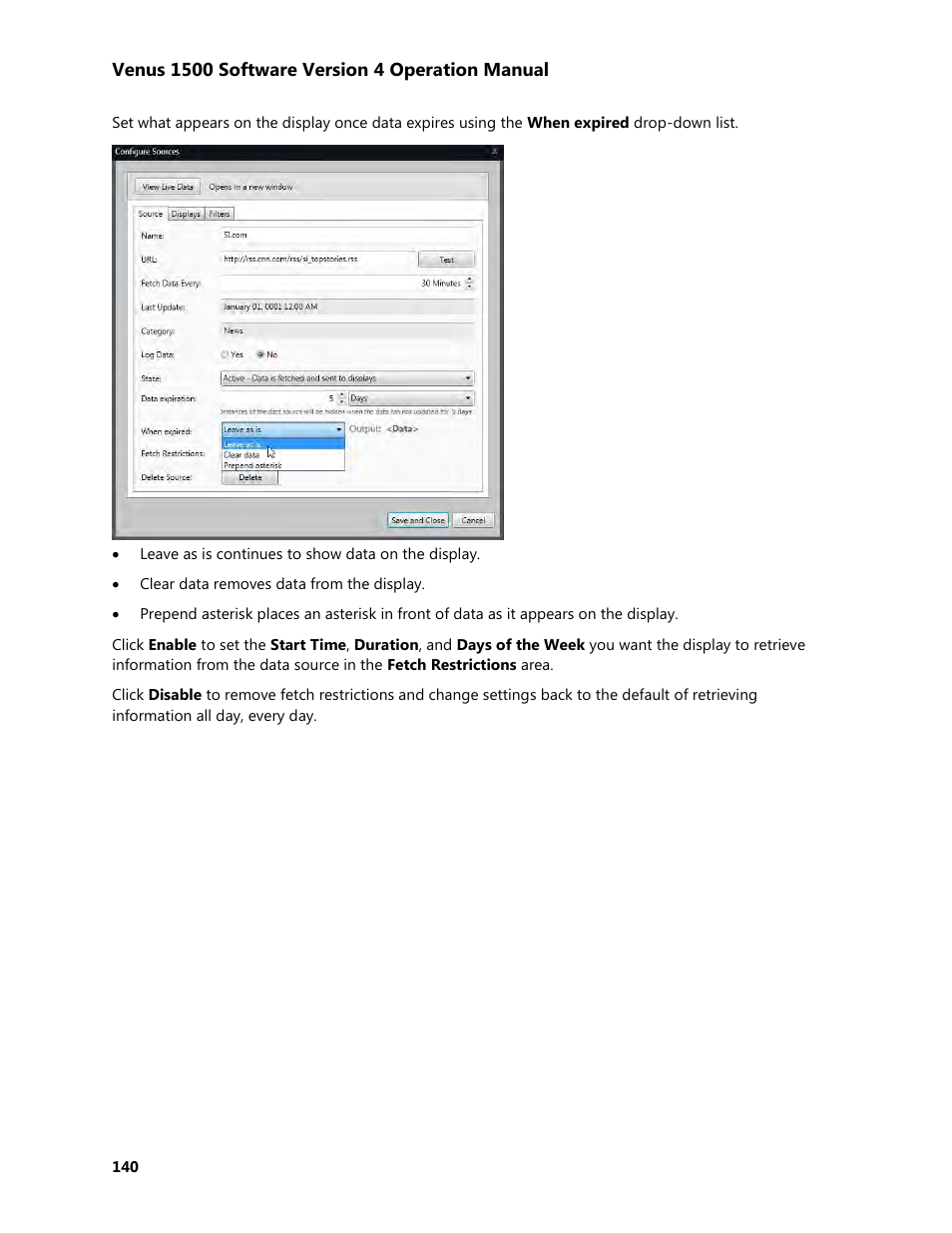 Daktronics Venus 1500 Version 4 User Manual | Page 150 / 254