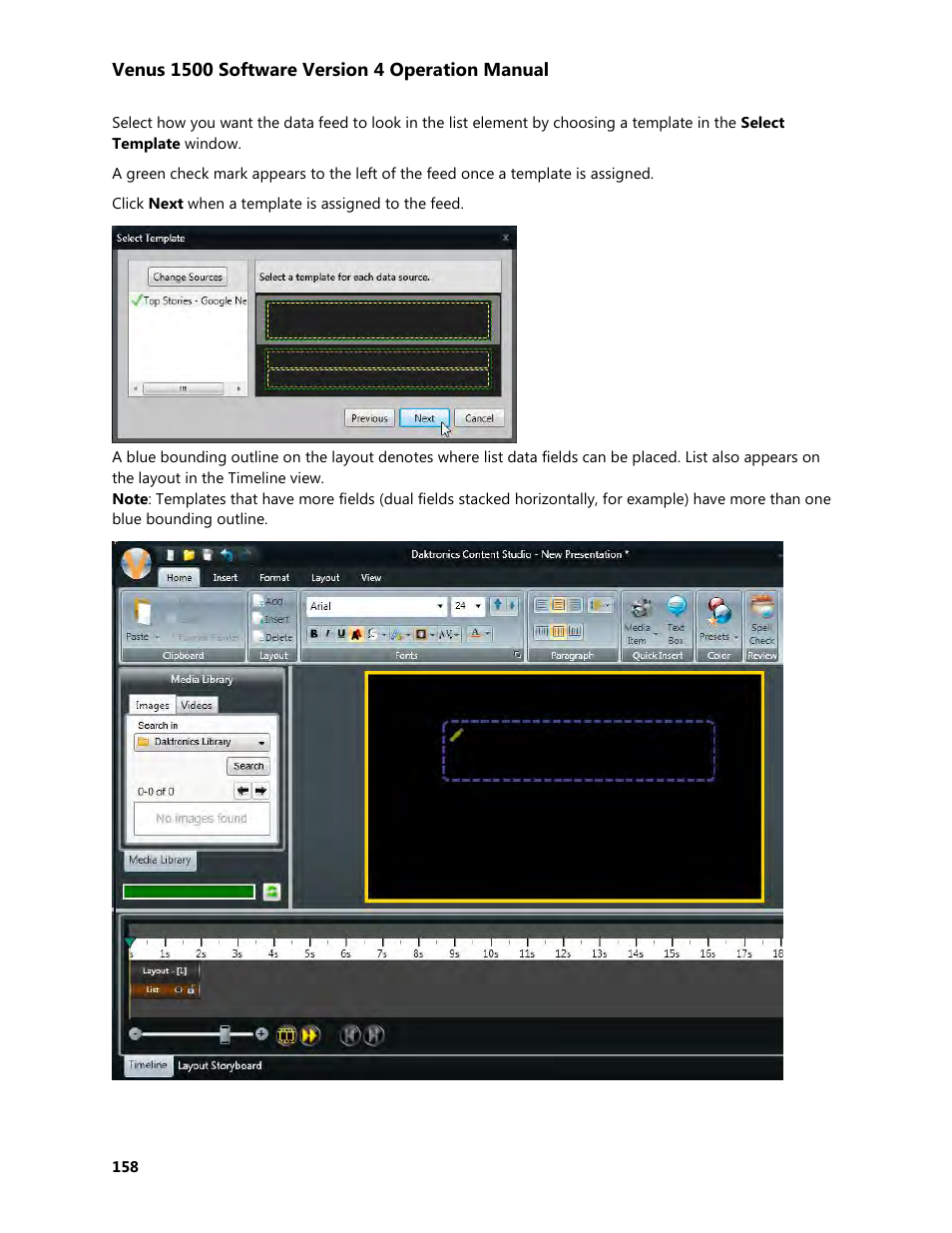 Daktronics Venus 1500 Version 4 User Manual | Page 168 / 254