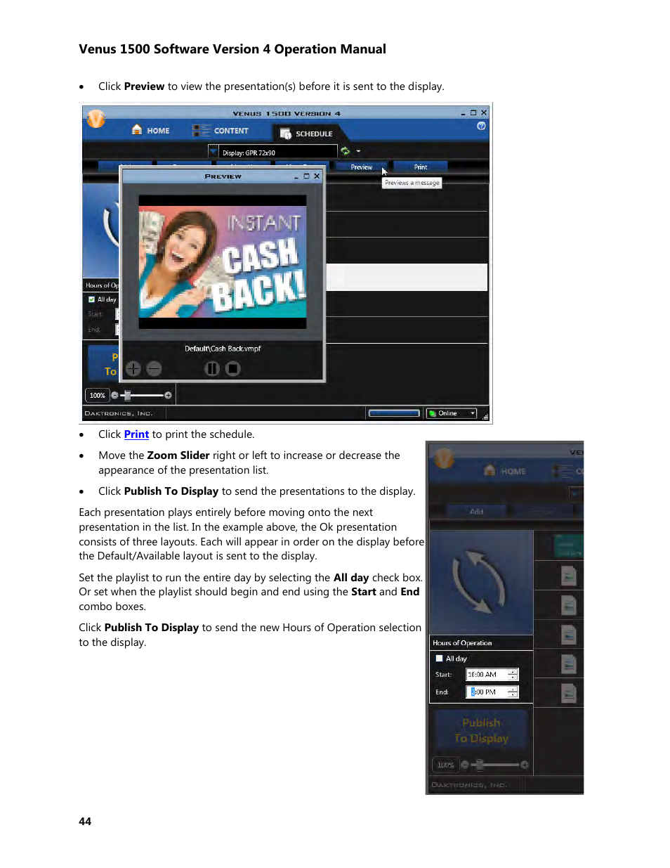 Daktronics Venus 1500 Version 4 User Manual | Page 54 / 254