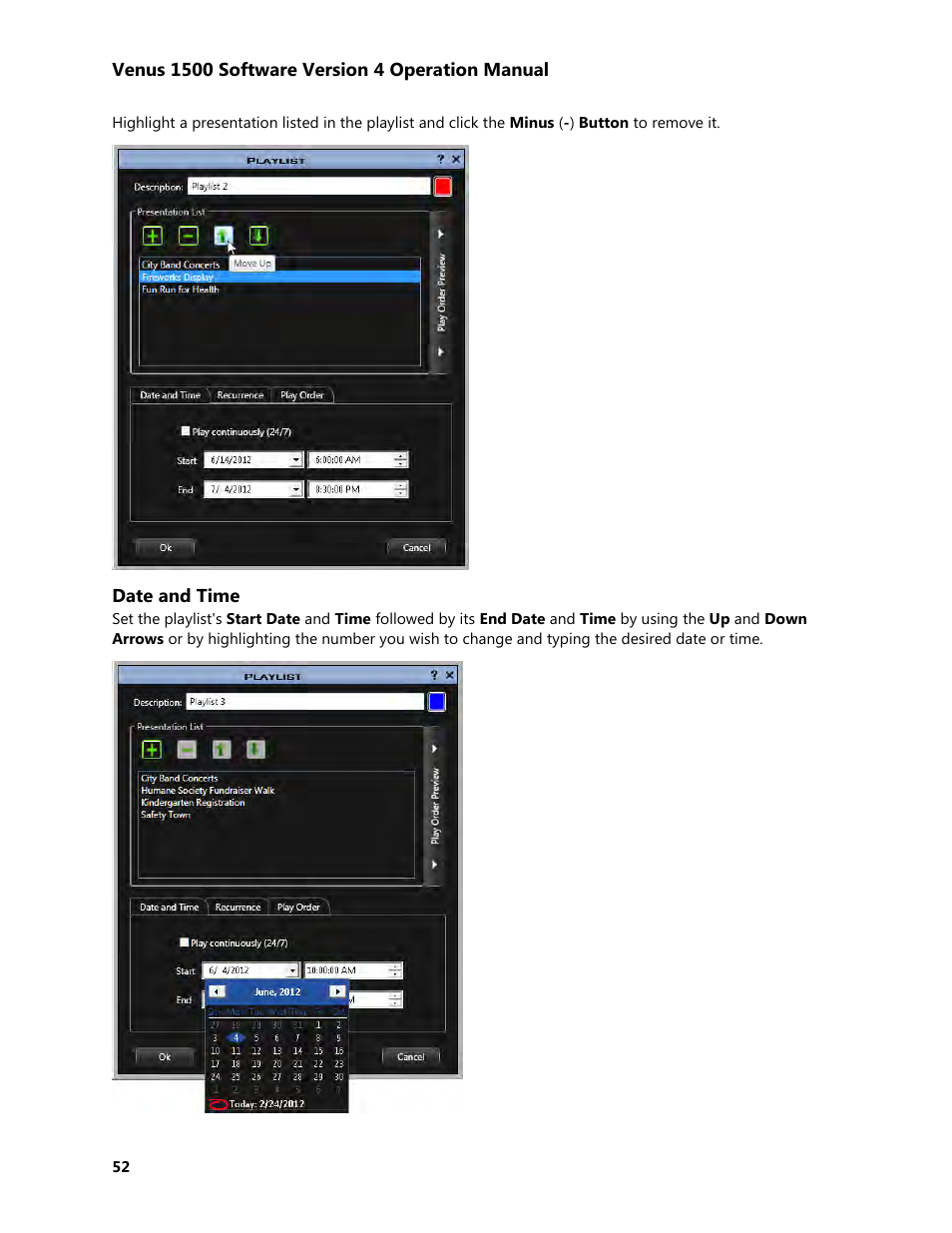 Daktronics Venus 1500 Version 4 User Manual | Page 62 / 254