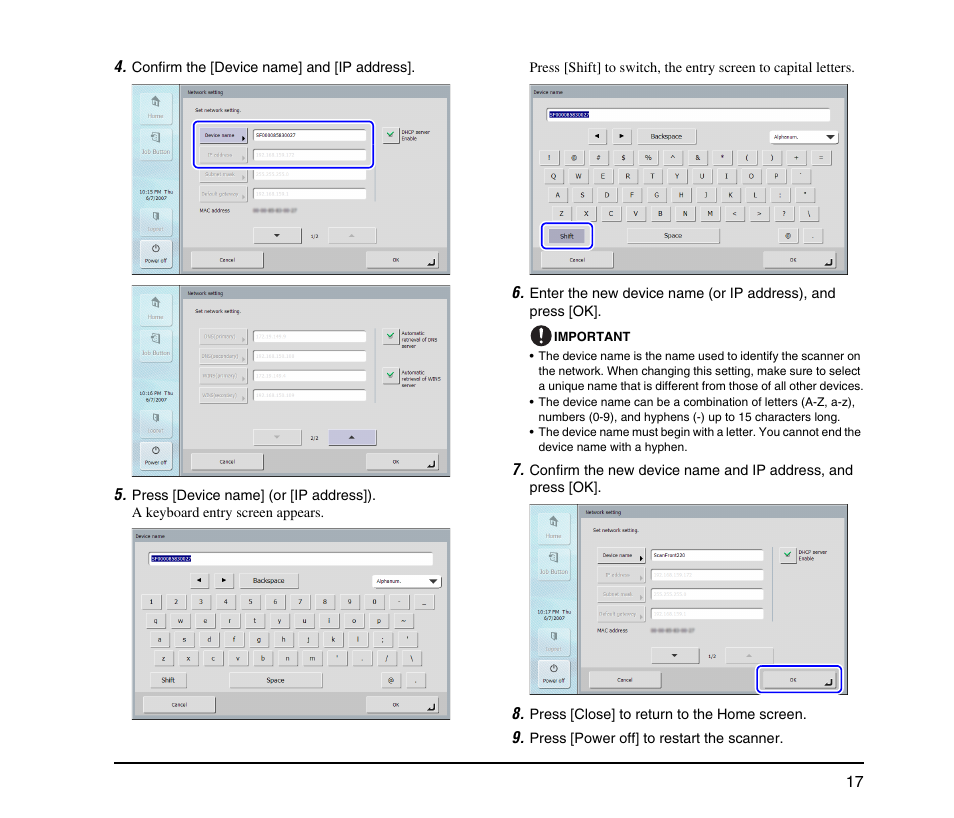 Canon SCANFRONT M11062 User Manual | Page 21 / 28