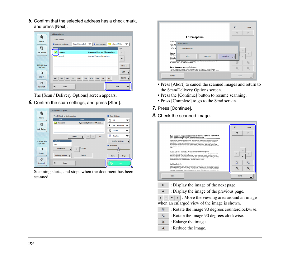 Canon SCANFRONT M11062 User Manual | Page 26 / 28