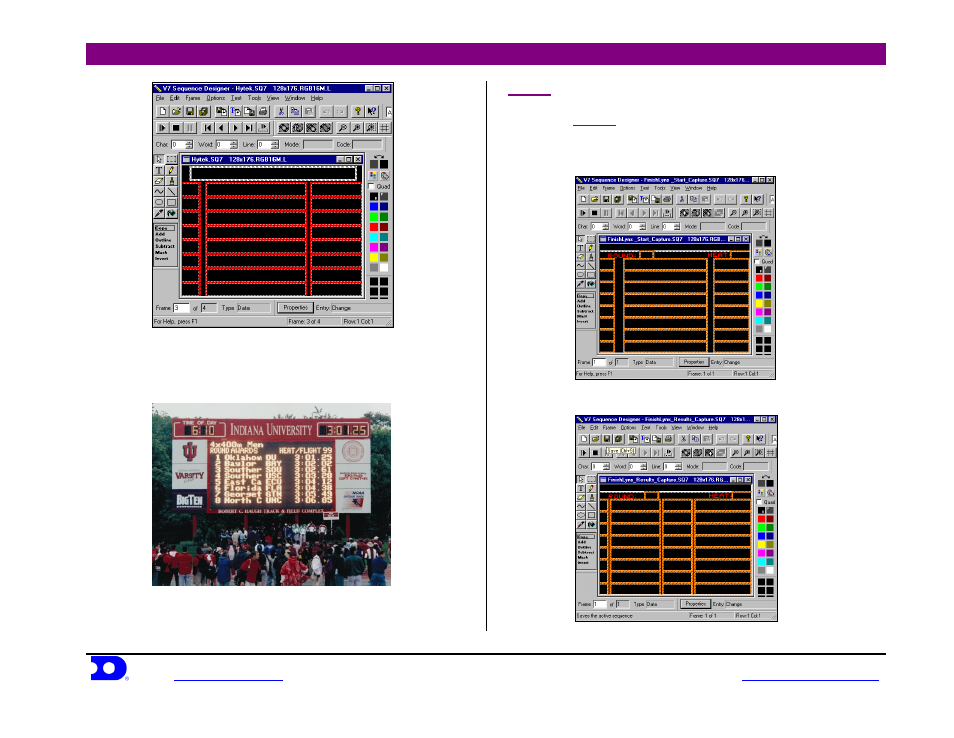 Venus, 7000 controller track & field real time data | Daktronics Venus 7000 Controller Track User Manual | Page 10 / 10