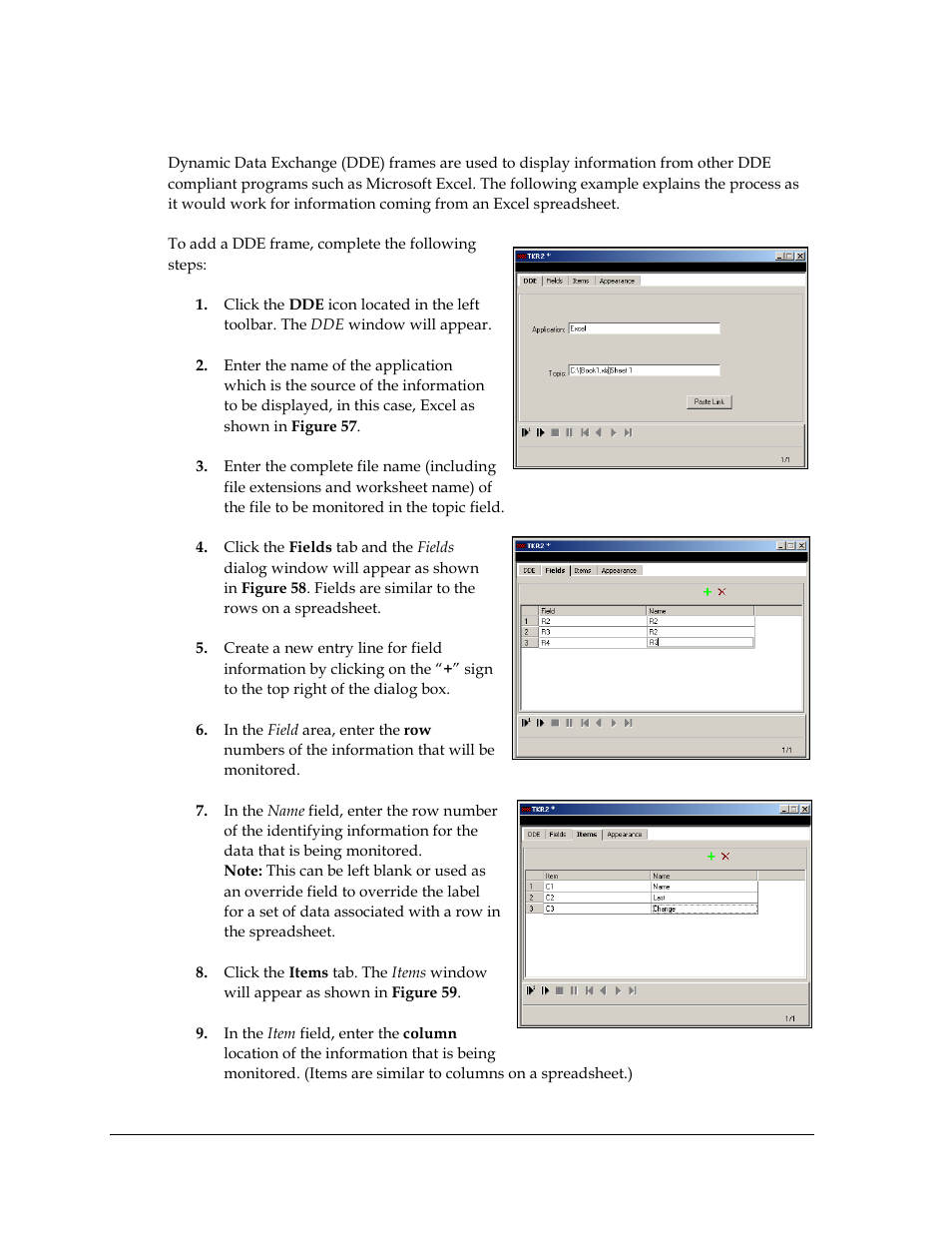 4 adding a dde frame, Adding a dde frame | Daktronics Venus DataStreamer User Manual | Page 42 / 81