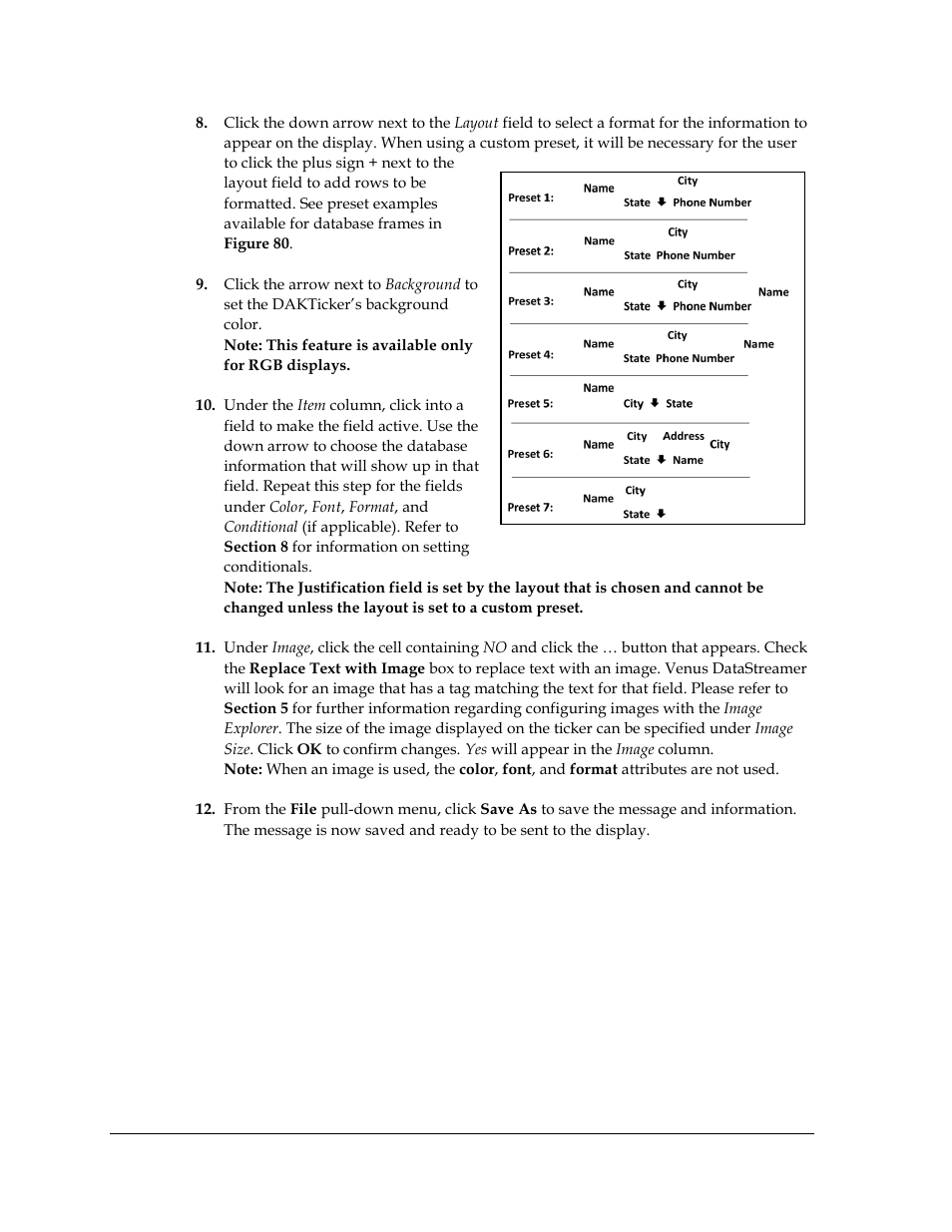 Daktronics Venus DataStreamer User Manual | Page 52 / 81