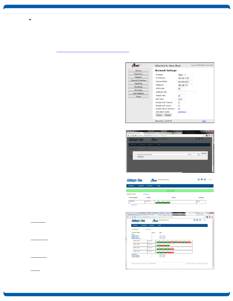 Dataprobe iBoot-G2 Operation Manual User Manual | Page 24 / 37
