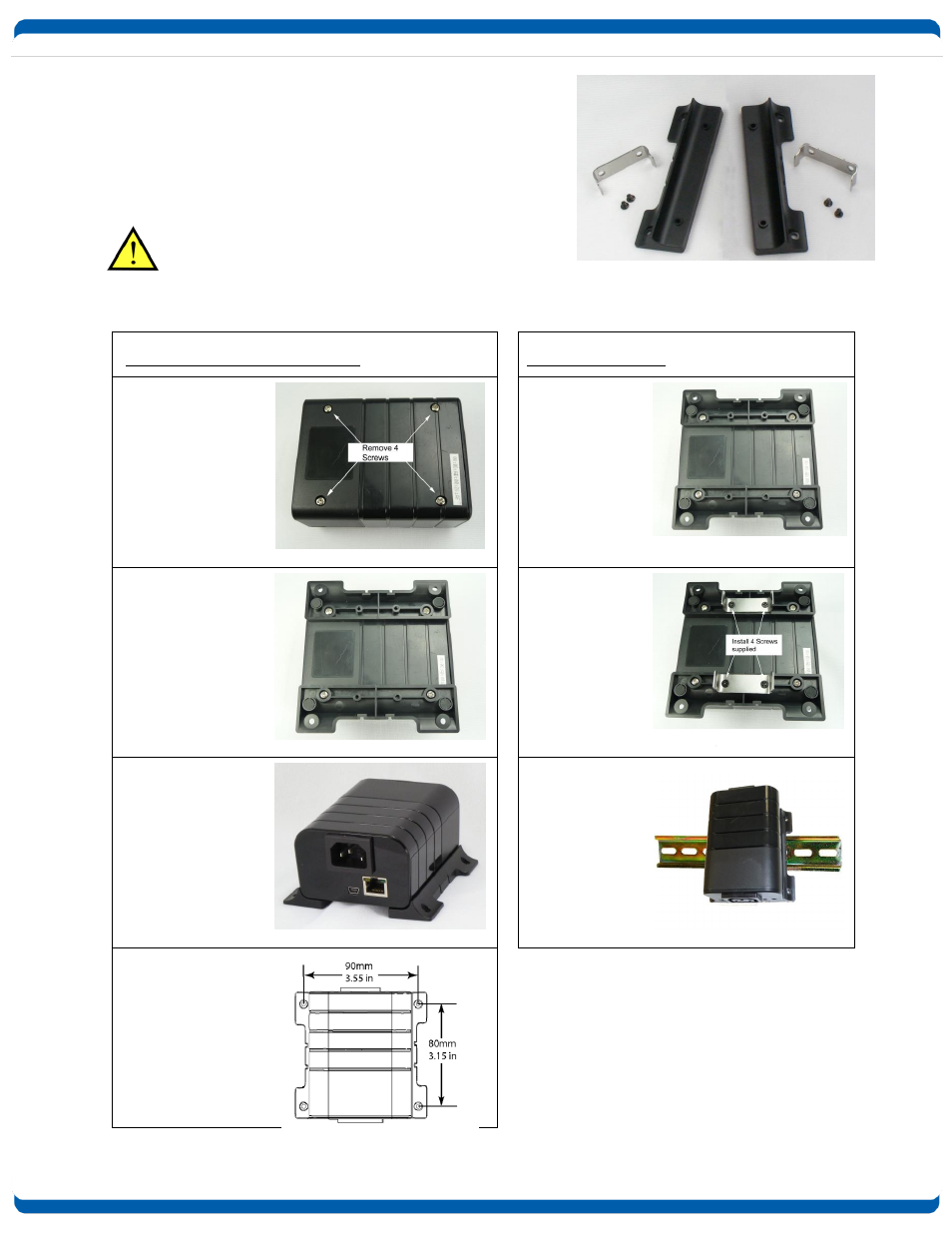 /mounting options | Dataprobe iBoot-G2 Operation Manual User Manual | Page 8 / 37