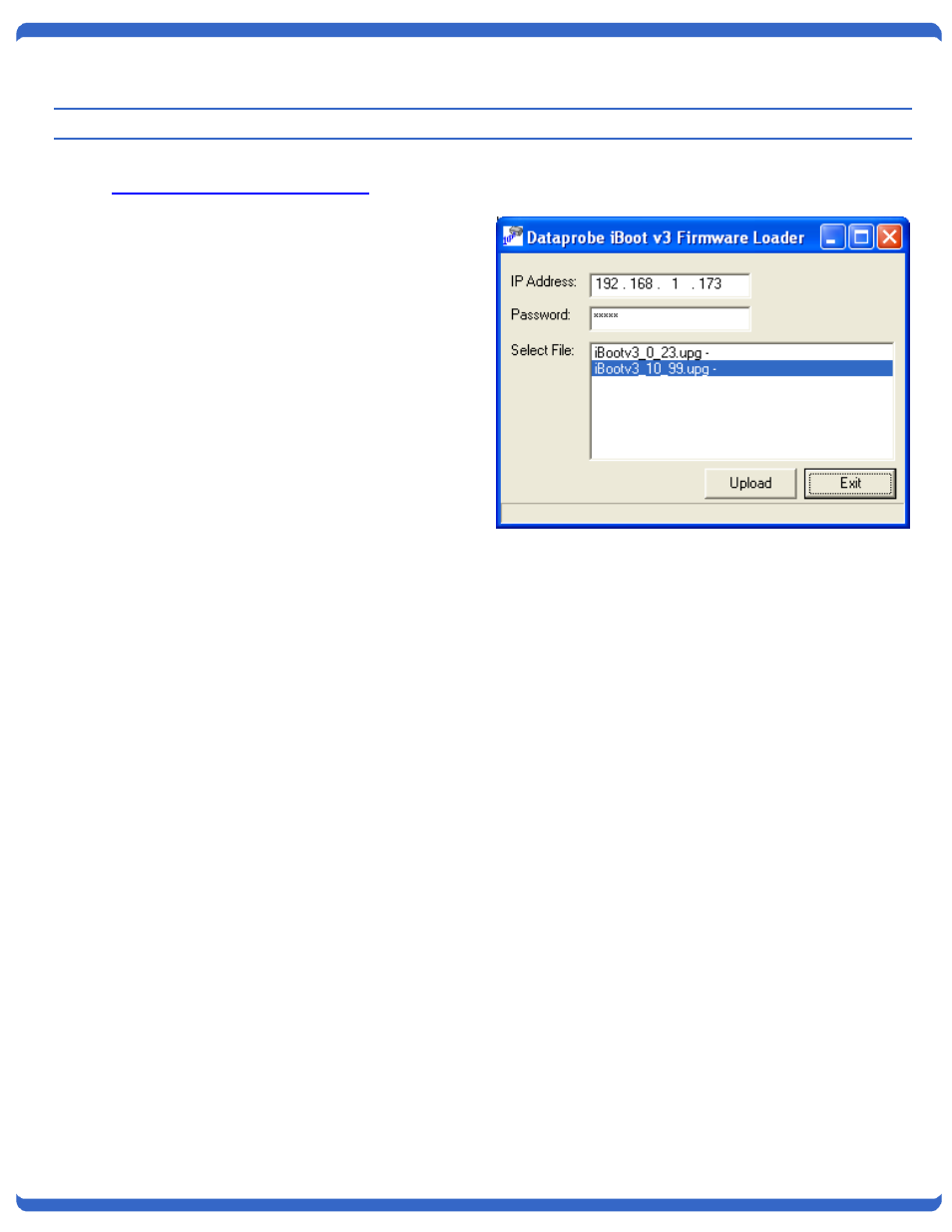 Firmware upgrades | Dataprobe iBoot-Hub Operation Manual User Manual | Page 15 / 17