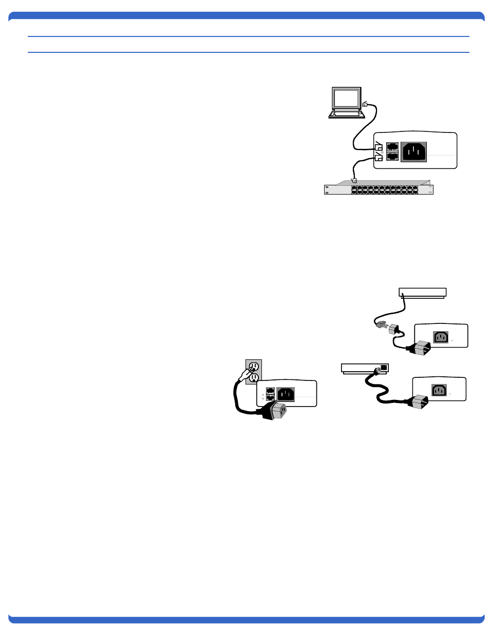 Hardware installation, Ethernet connections, Ac power connections | Dataprobe iBoot-Hub Operation Manual User Manual | Page 4 / 17