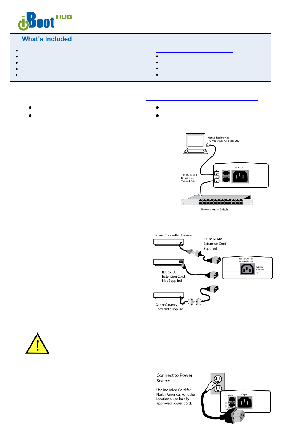 Dataprobe iBoot-Hub Quick Start User Manual | 2 pages