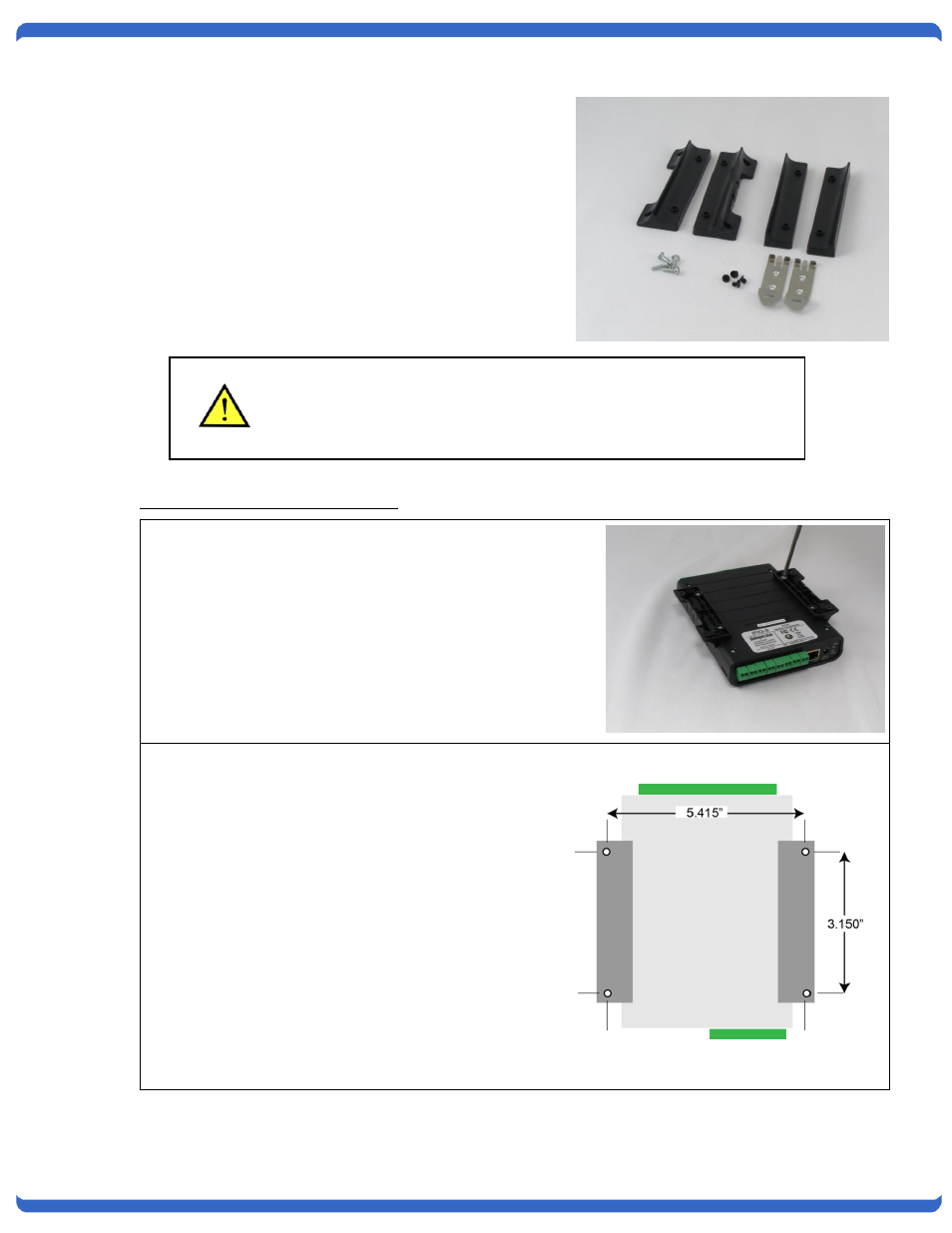 /wall and din mounting, Wall mounting ipio-8 and ipio-16, Wall and din mounting | Dataprobe iPIO-2 Operation Manual User Manual | Page 8 / 28