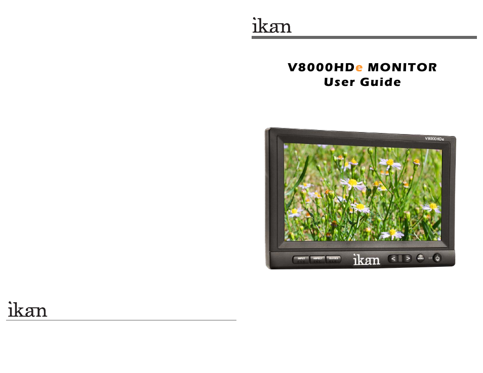 Canon V8000HDe User Manual | 4 pages