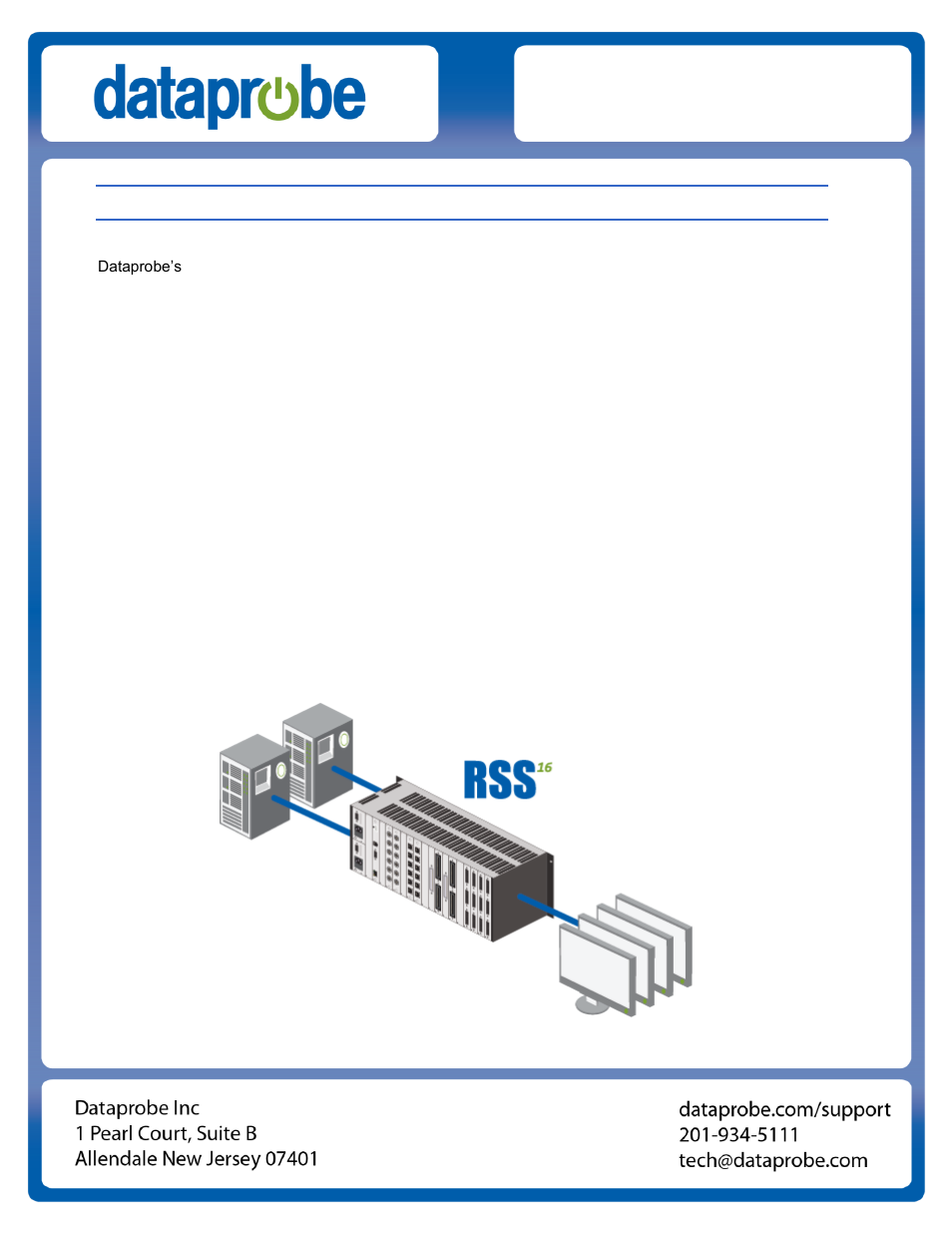 Dataprobe RSS Series User Manual | 44 pages