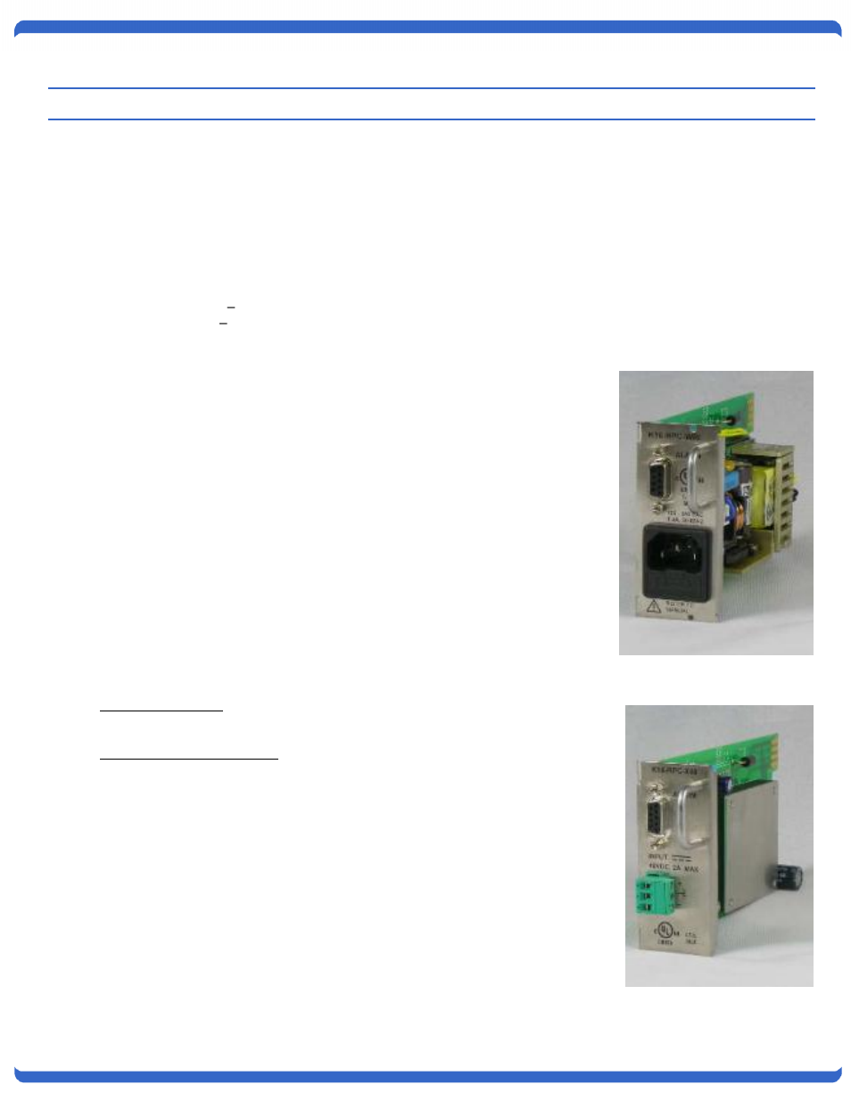 Chapter 2 power supplies, /power supply, Power supply | Dataprobe RSS Series User Manual | Page 6 / 44