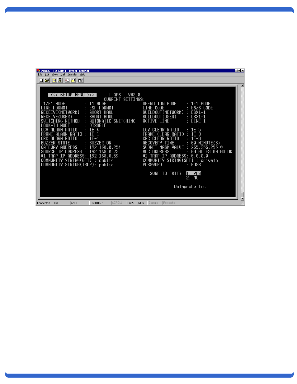 Dataprobe T-APS Standalone User Manual | Page 14 / 17