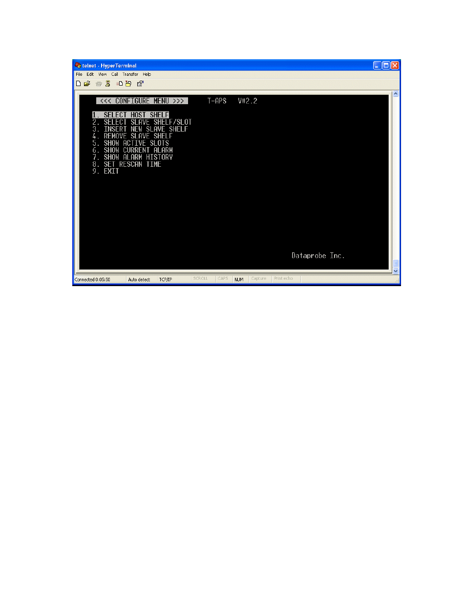 Setup structure | Dataprobe T-APS Rack User Manual | Page 7 / 23