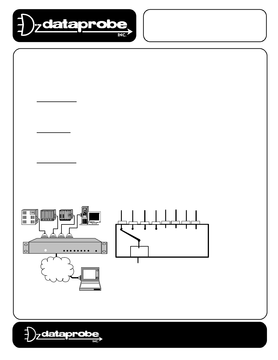 Dataprobe 8P-MAS User Manual | 8 pages