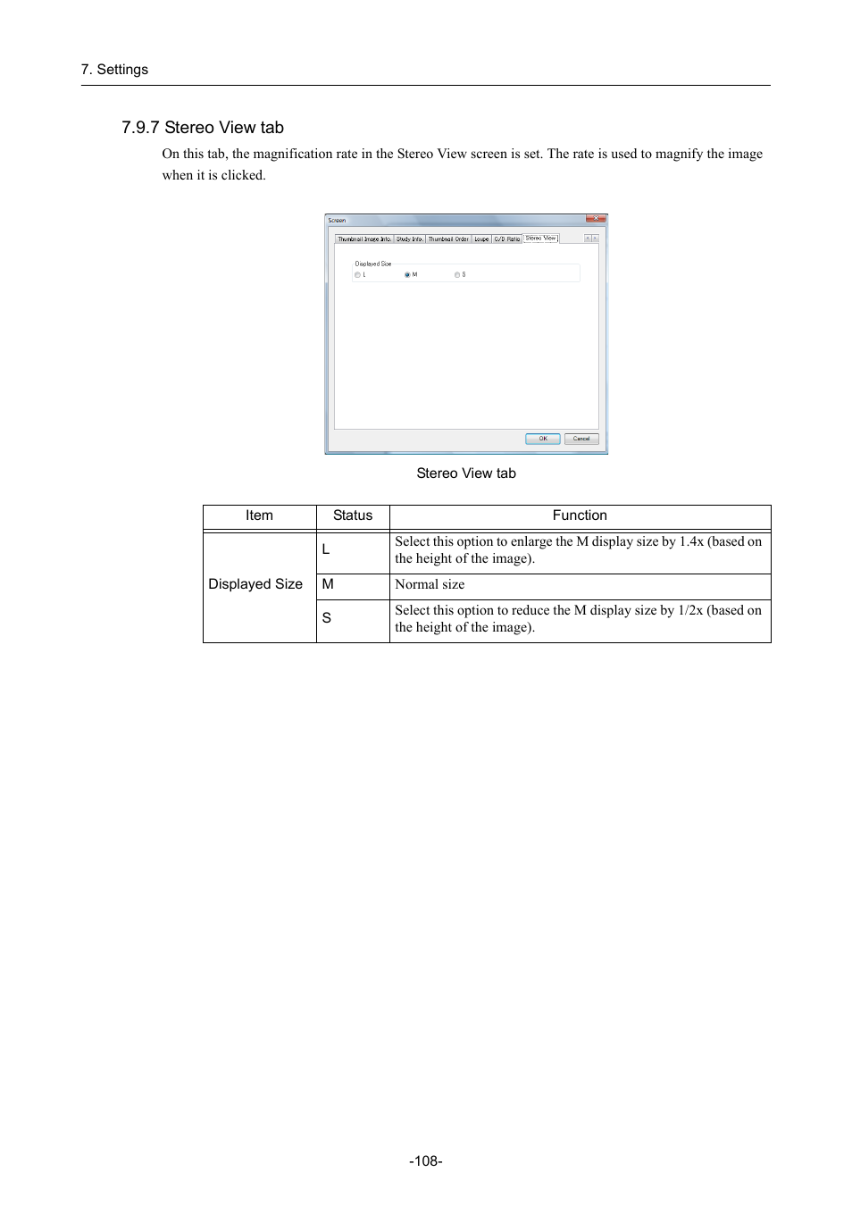 7 stereo view tab | Canon CR-1 MARK II User Manual | Page 116 / 138