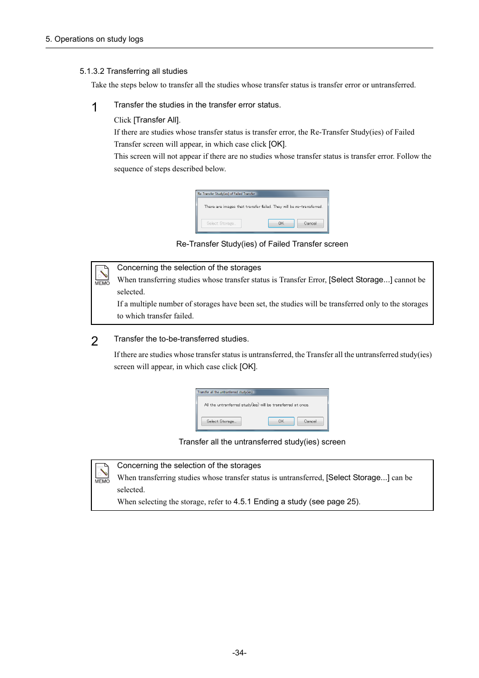 2 transferring all studies | Canon CR-1 MARK II User Manual | Page 42 / 138