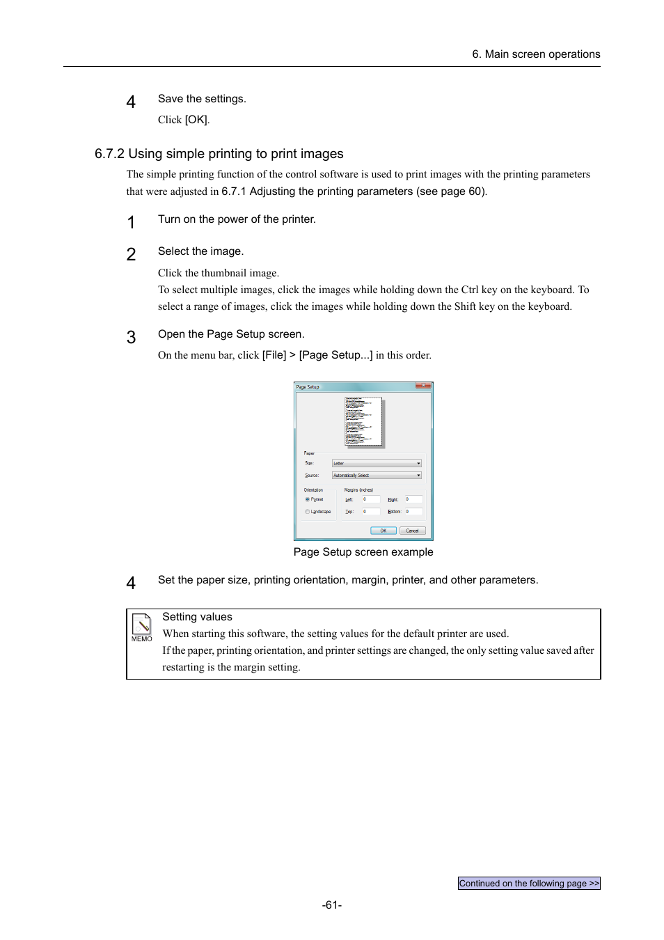 2 using simple printing to print images | Canon CR-1 MARK II User Manual | Page 69 / 138