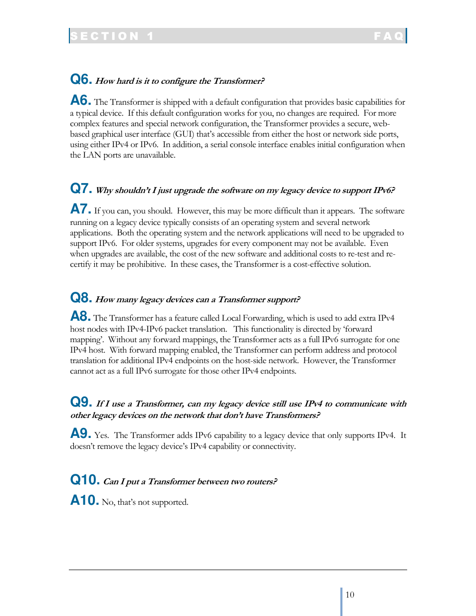 Datatek IPv6 Transformer User Manual User Manual | Page 10 / 92