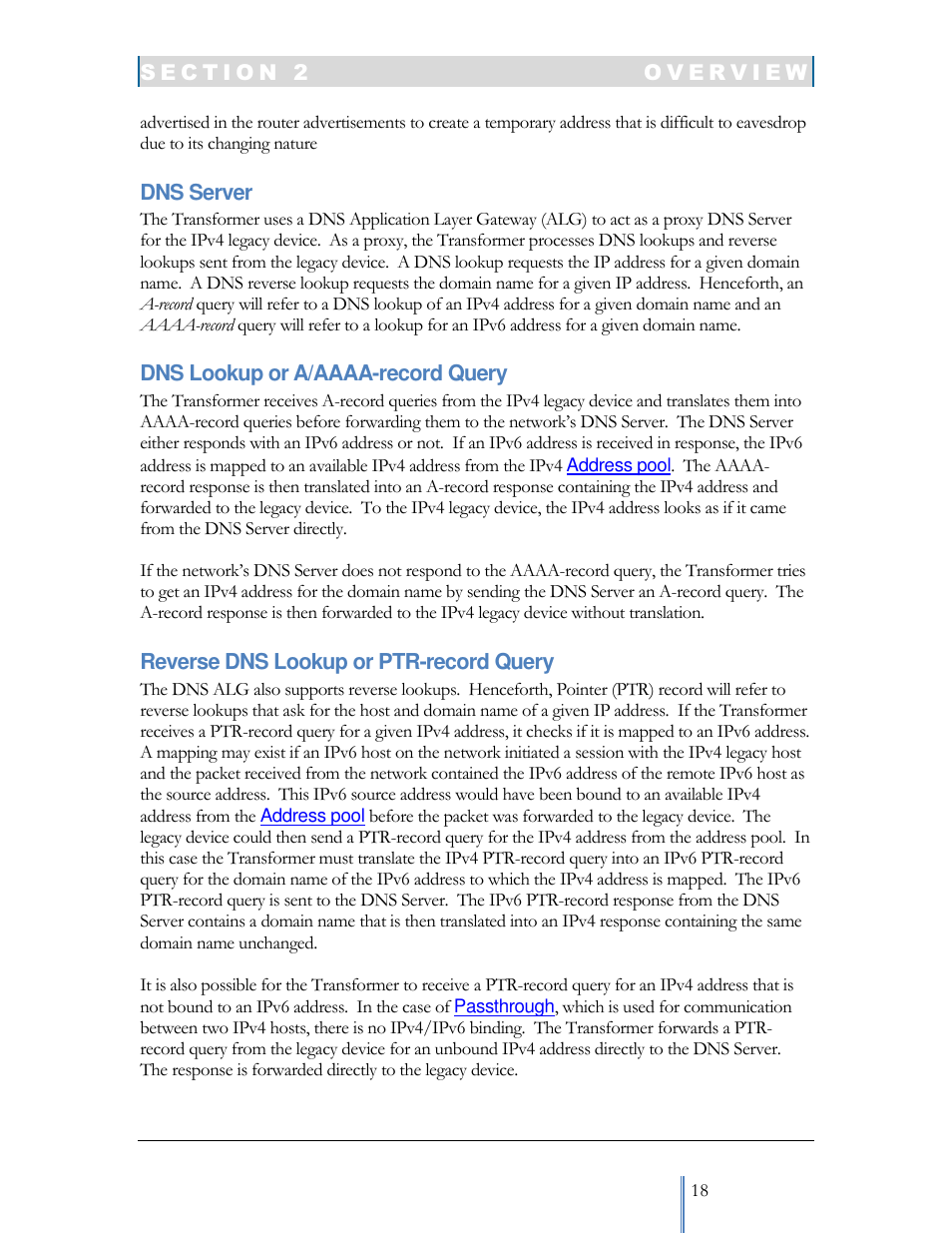 Datatek IPv6 Transformer User Manual User Manual | Page 18 / 92