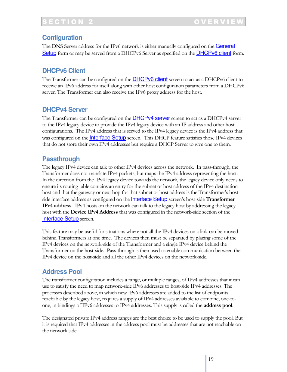 Datatek IPv6 Transformer User Manual User Manual | Page 19 / 92