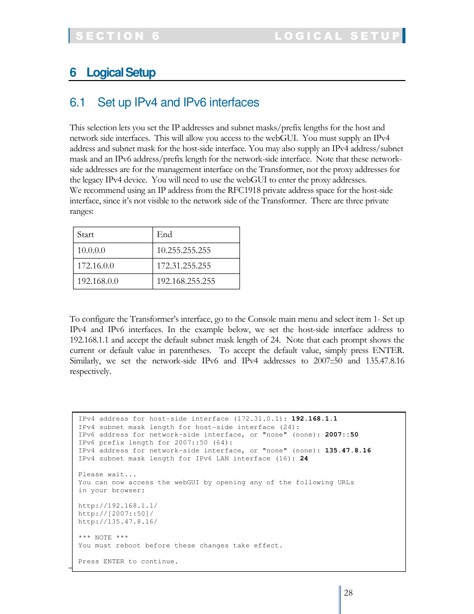 Datatek IPv6 Transformer User Manual User Manual | Page 28 / 92
