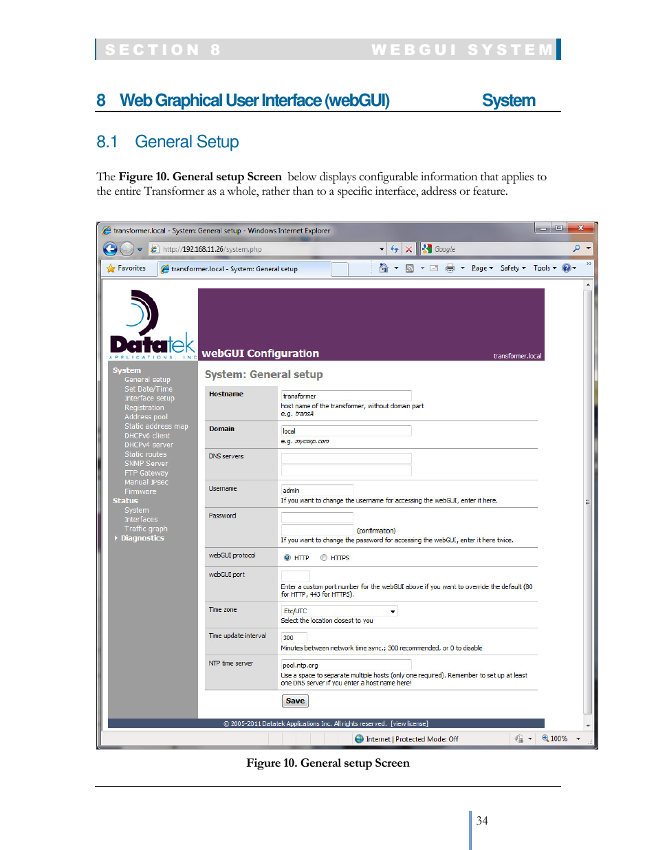 Datatek IPv6 Transformer User Manual User Manual | Page 34 / 92