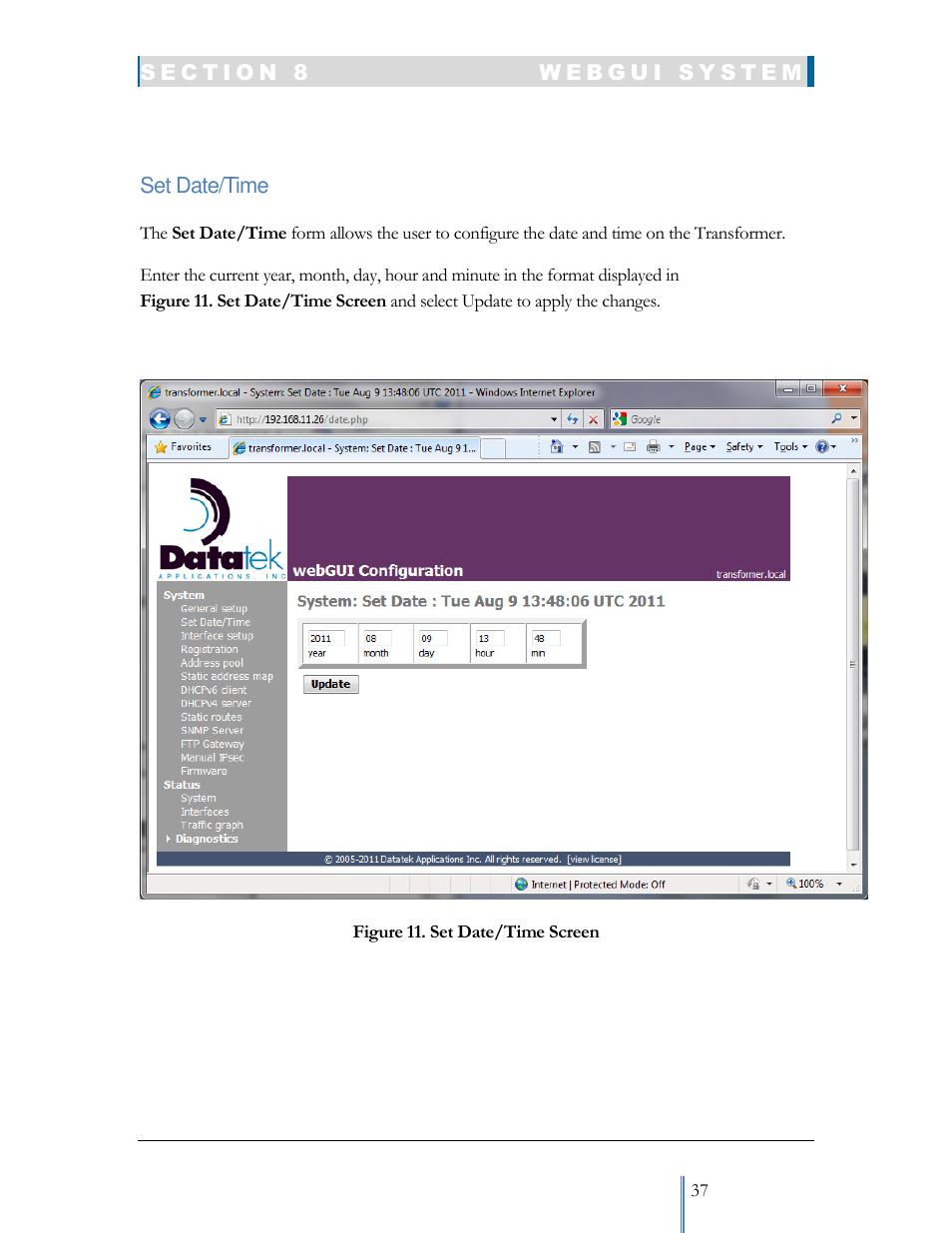 Datatek IPv6 Transformer User Manual User Manual | Page 37 / 92