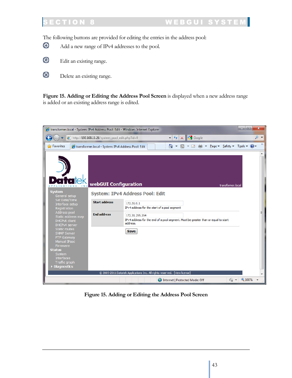 Datatek IPv6 Transformer User Manual User Manual | Page 43 / 92