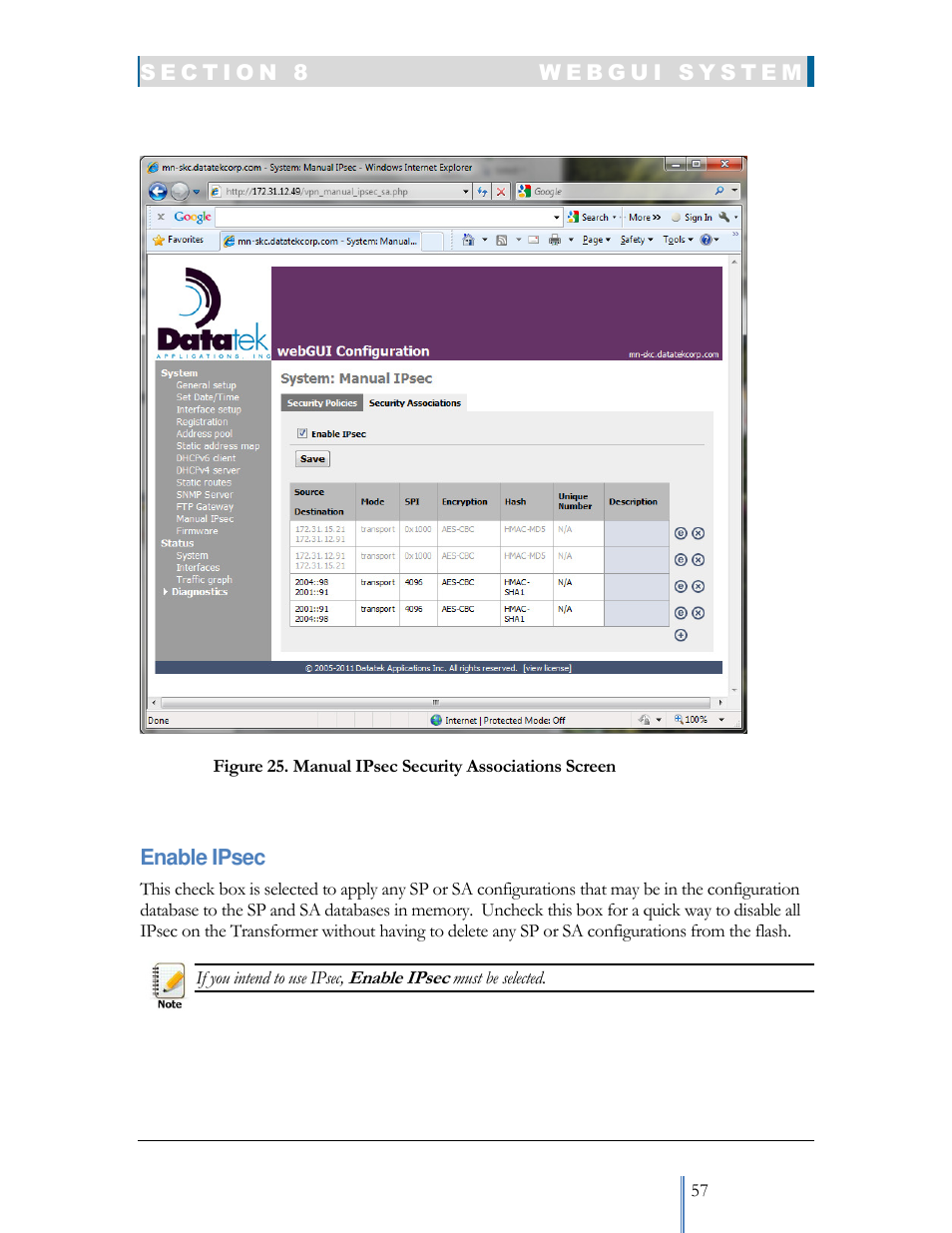 Datatek IPv6 Transformer User Manual User Manual | Page 57 / 92