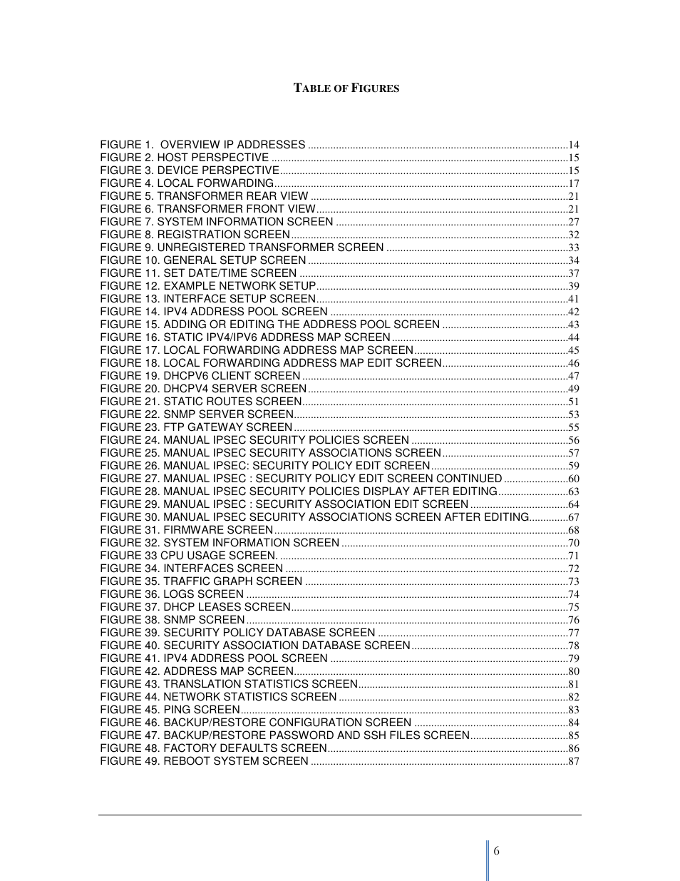 Datatek IPv6 Transformer User Manual User Manual | Page 6 / 92