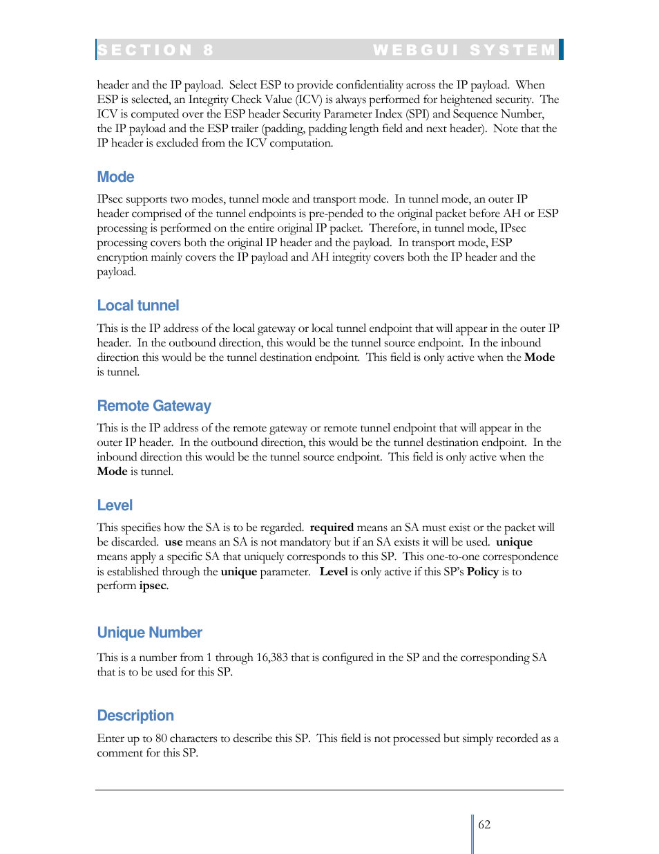 Datatek IPv6 Transformer User Manual User Manual | Page 62 / 92
