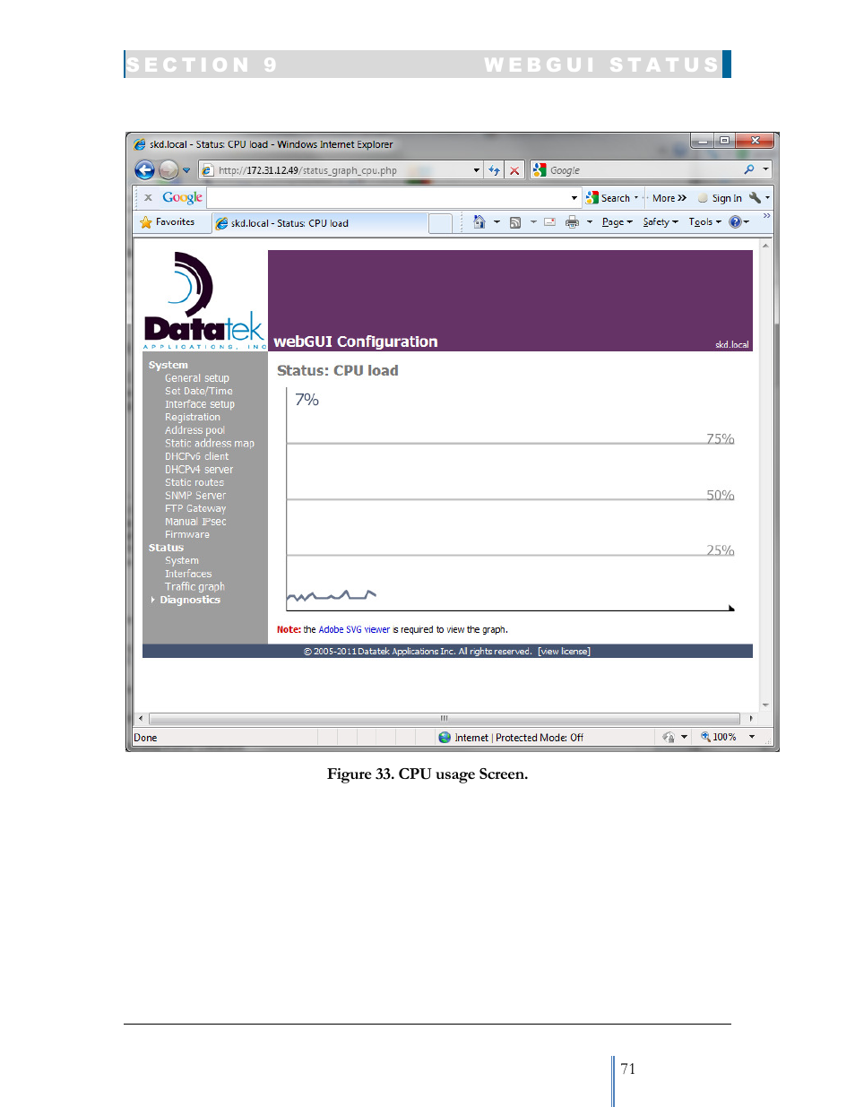 Datatek IPv6 Transformer User Manual User Manual | Page 71 / 92