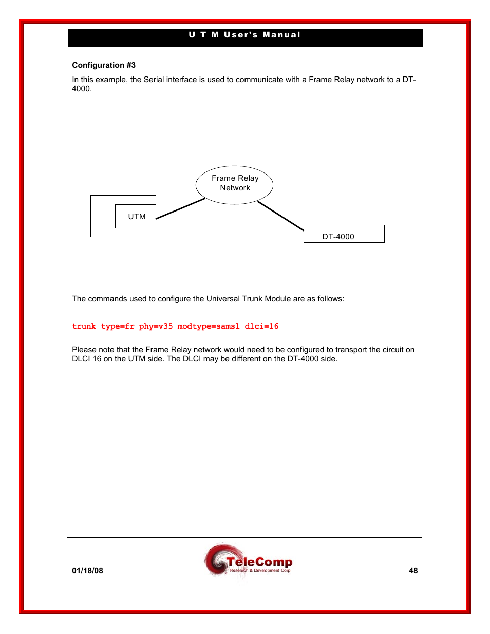 Datatek UTM User Manual | Page 48 / 60
