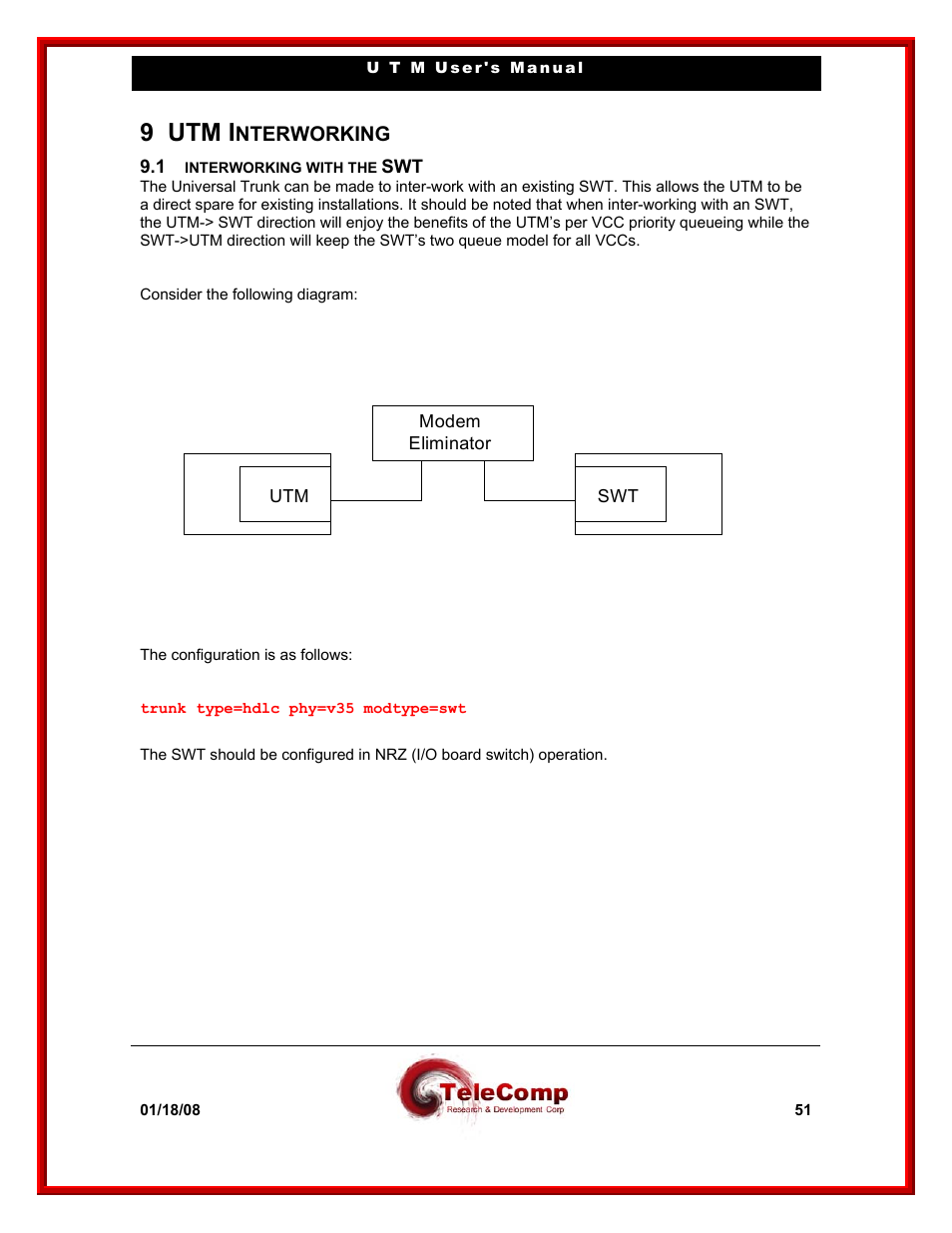 9 utm i | Datatek UTM User Manual | Page 51 / 60