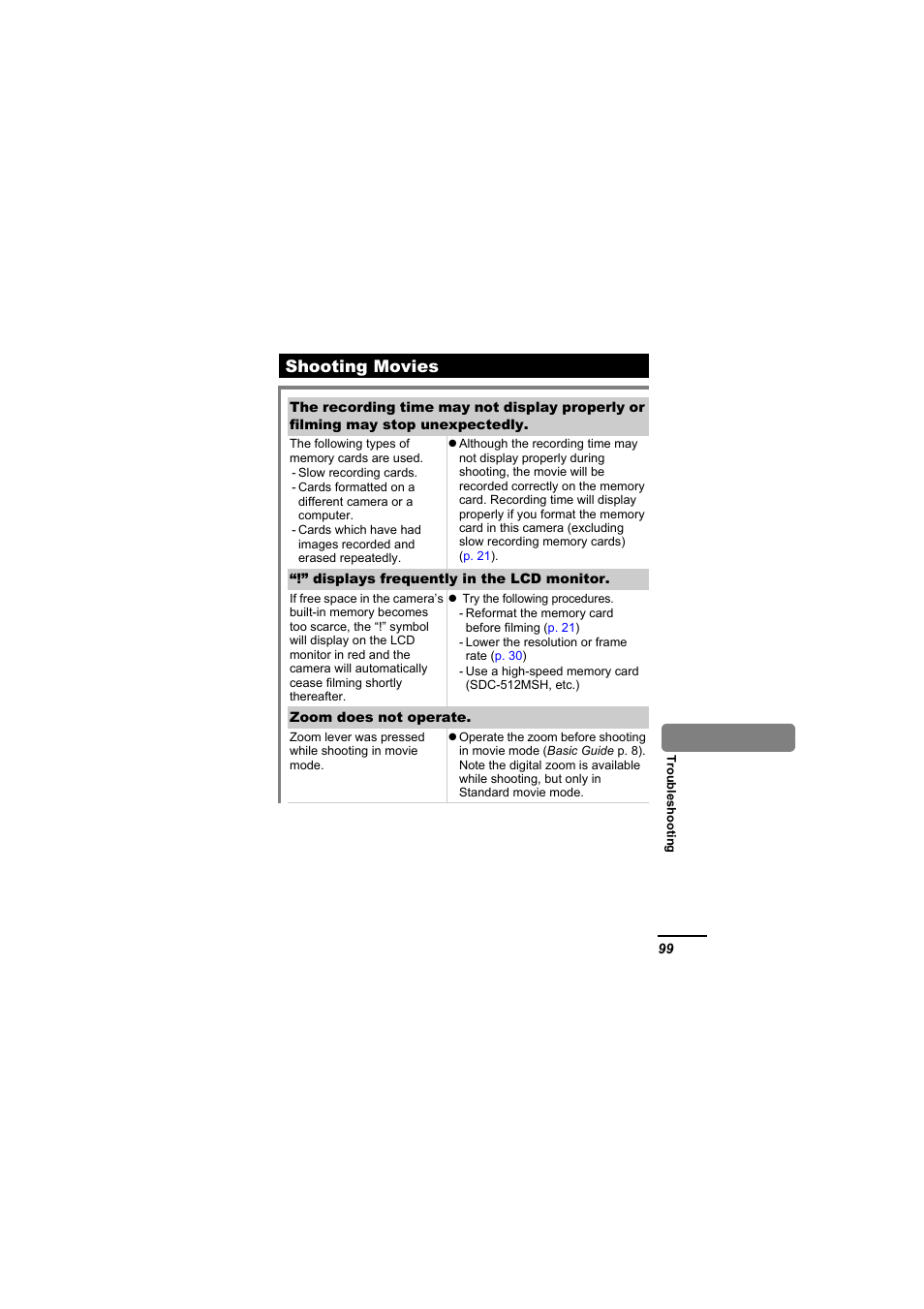 Shooting movies | Canon A610 User Manual | Page 101 / 139