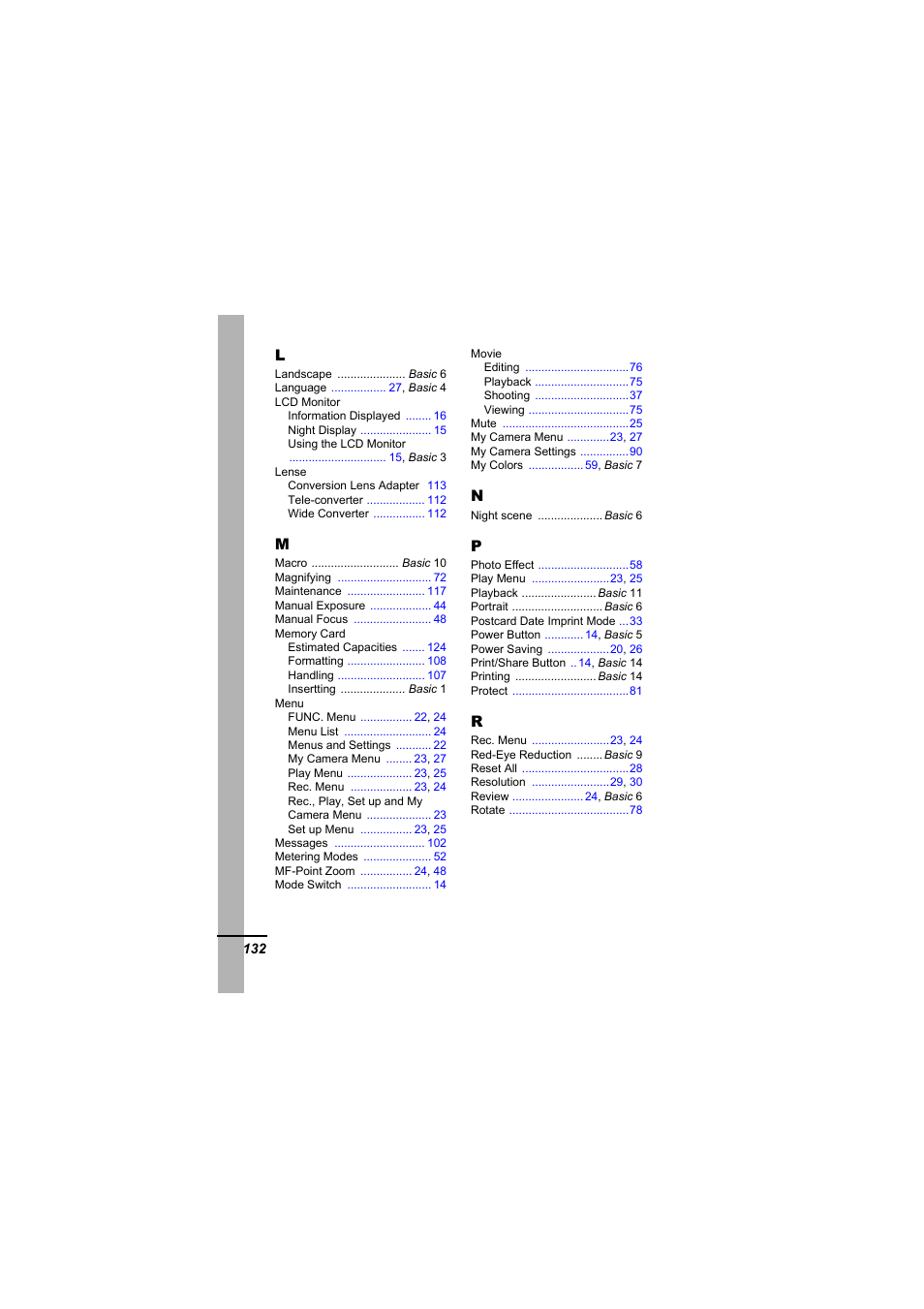 Canon A610 User Manual | Page 134 / 139